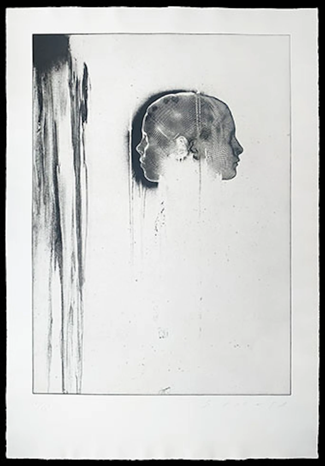 Jaume Plensa - Grabado al Aguafuerte "Janus II"