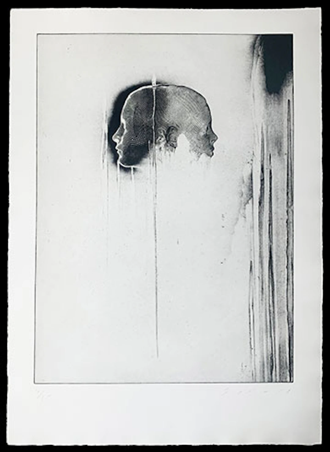 Jaume Plensa - Grabado al Aguafuerte "Janus I" (Ed.15)