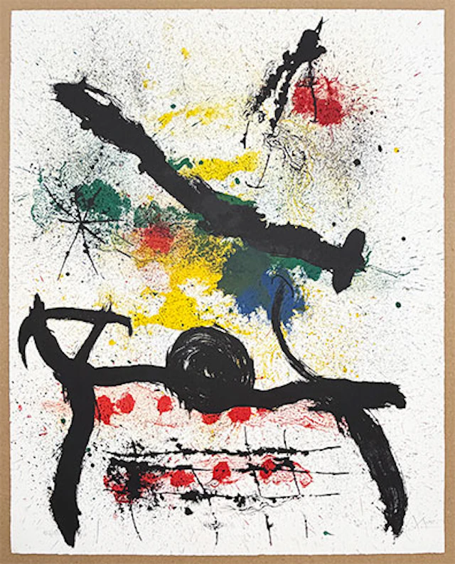Joan Miró - Litografía "Graphikmappe Hochschule St.Gallen"