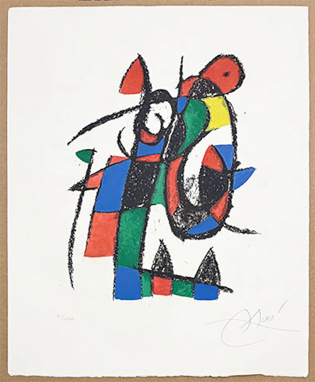 Joan Miró - Litografía "Joan Miró Litógrafo II" (M.1038)