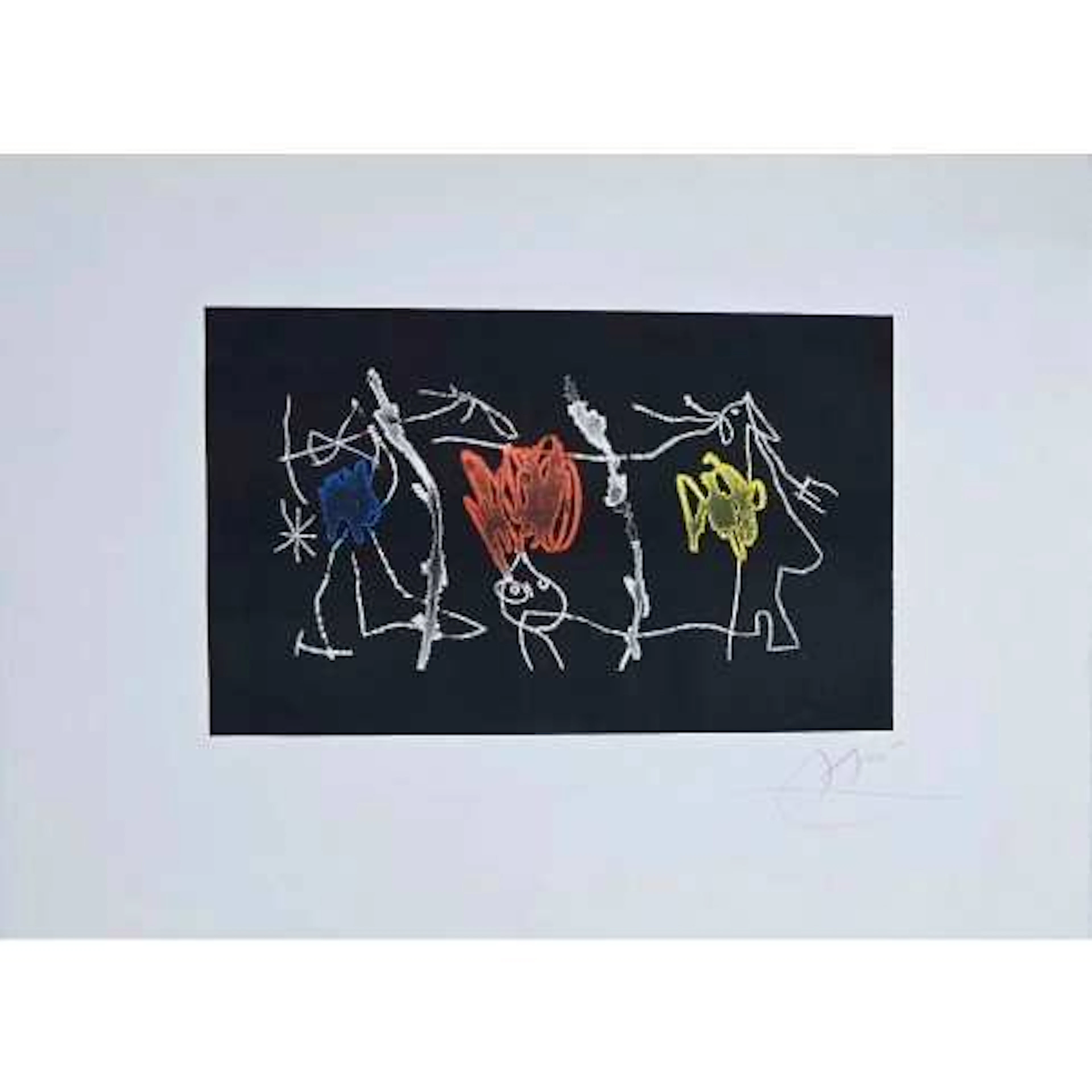 Joan Miró - Grabado al aguafuerte "Nocturn Catala"