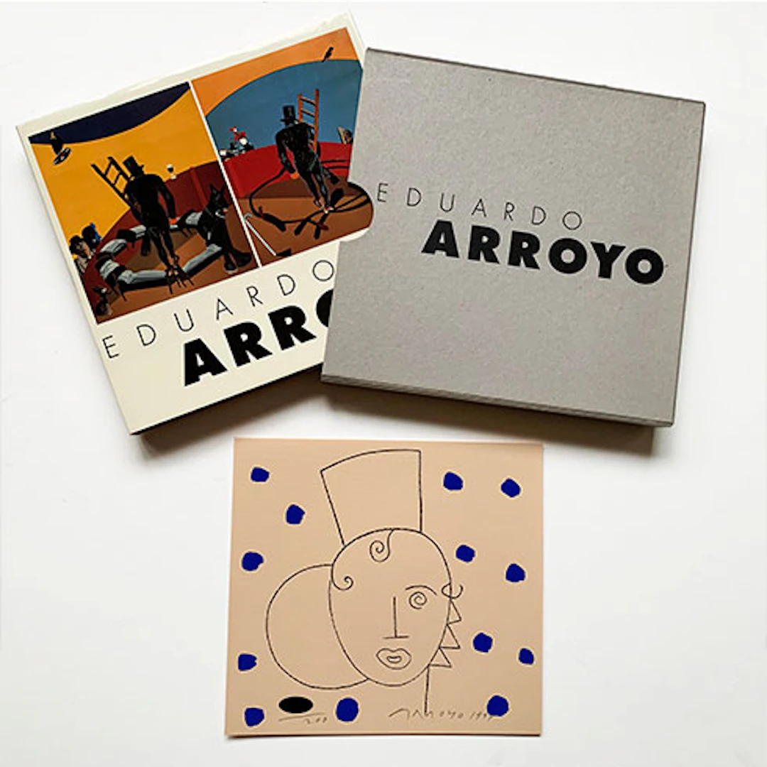 Eduardo Arroyo - Libro + Serigrafía "Catálogo muestra antológica MNCARS"