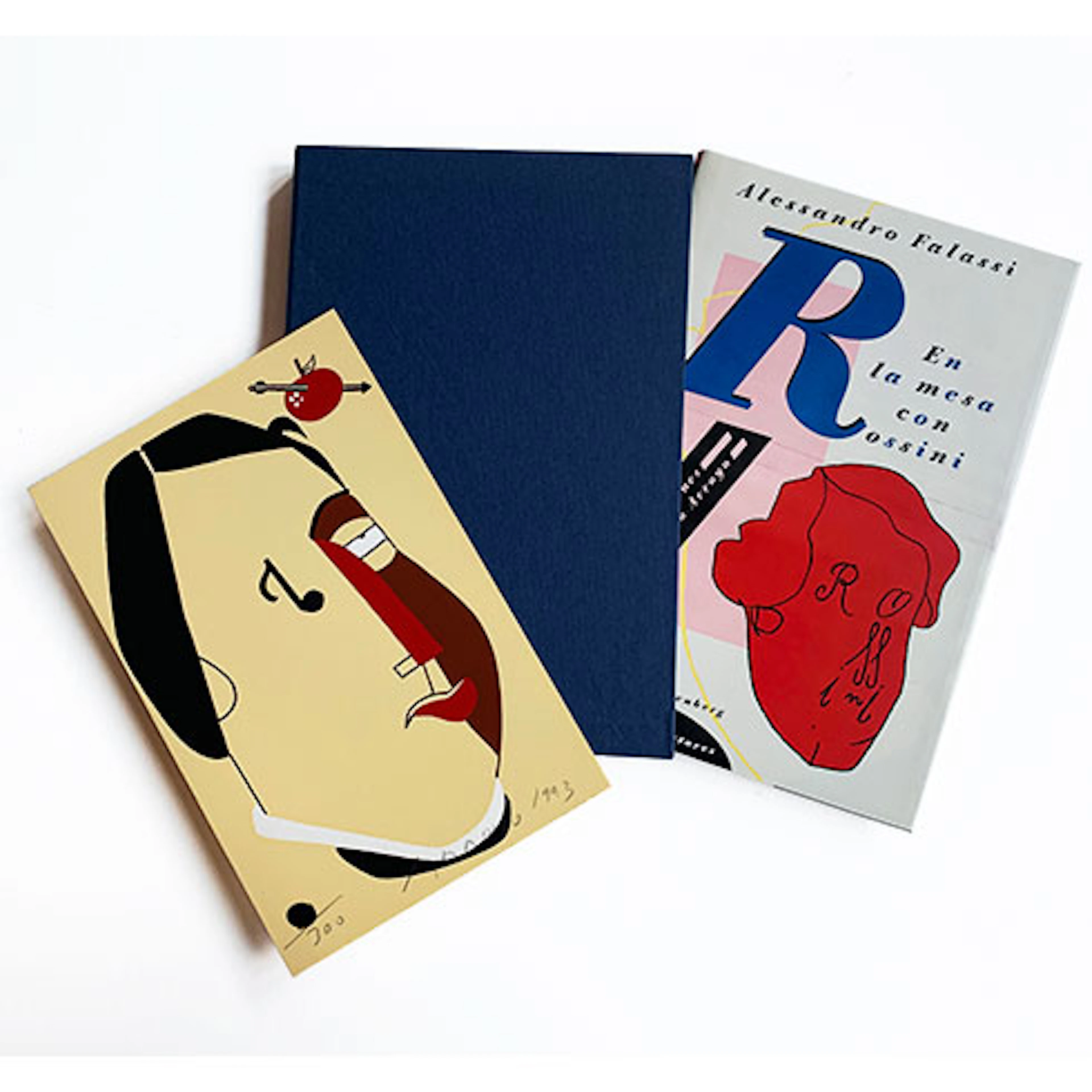 Eduardo Arroyo - Libro + Serigrafía "En la mesa con Rossini"
