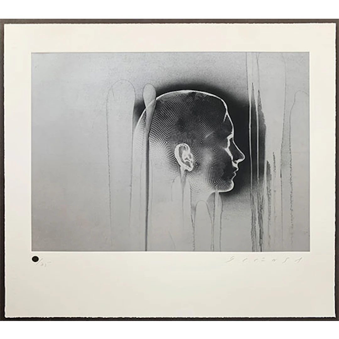Jaume Plensa - Grabado sobre plancha de polímero fotosensible, Chine-collé