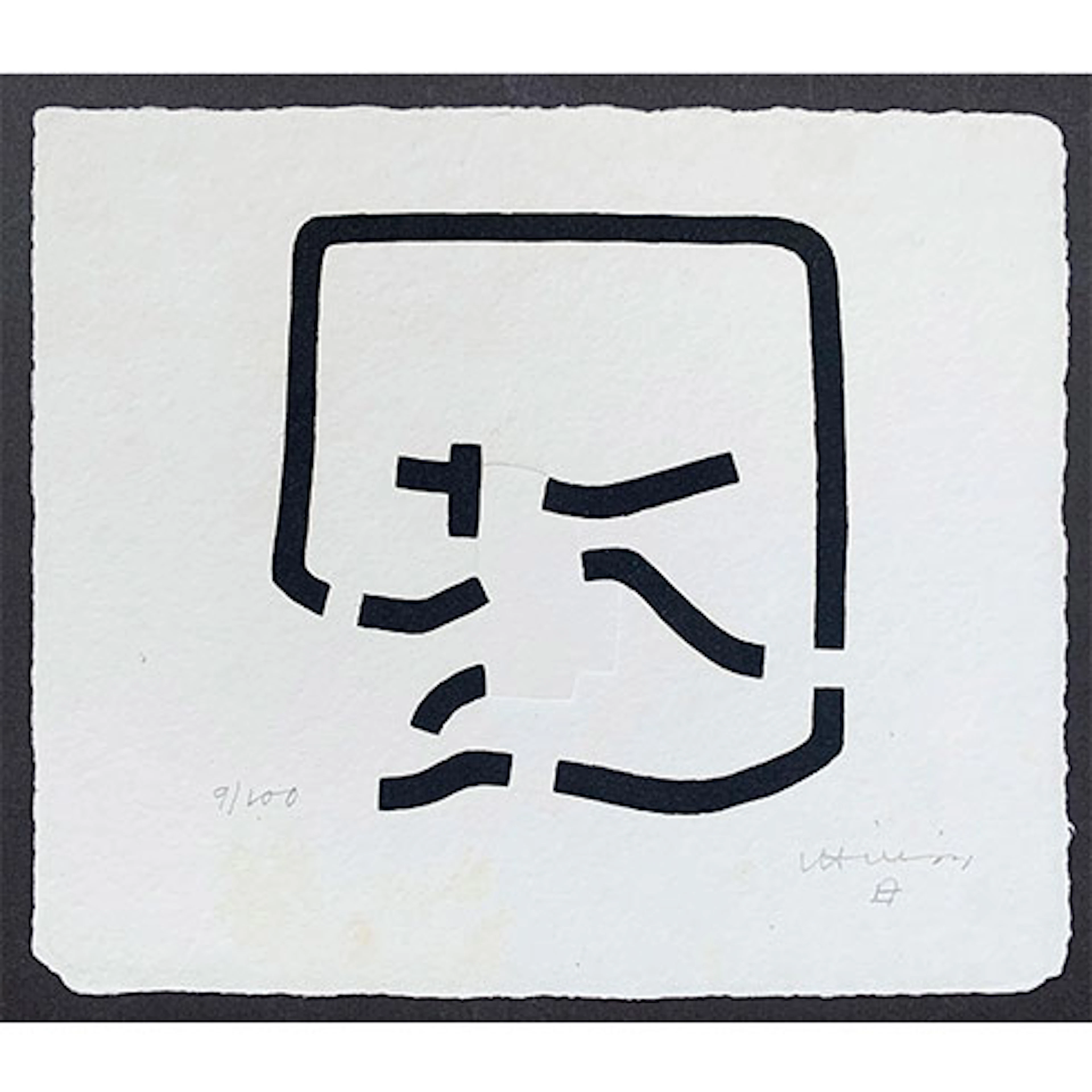 Eduardo Chillida - Grabado al Aguafuerte, Aguatinta con Relieve "J.A.Valente:
