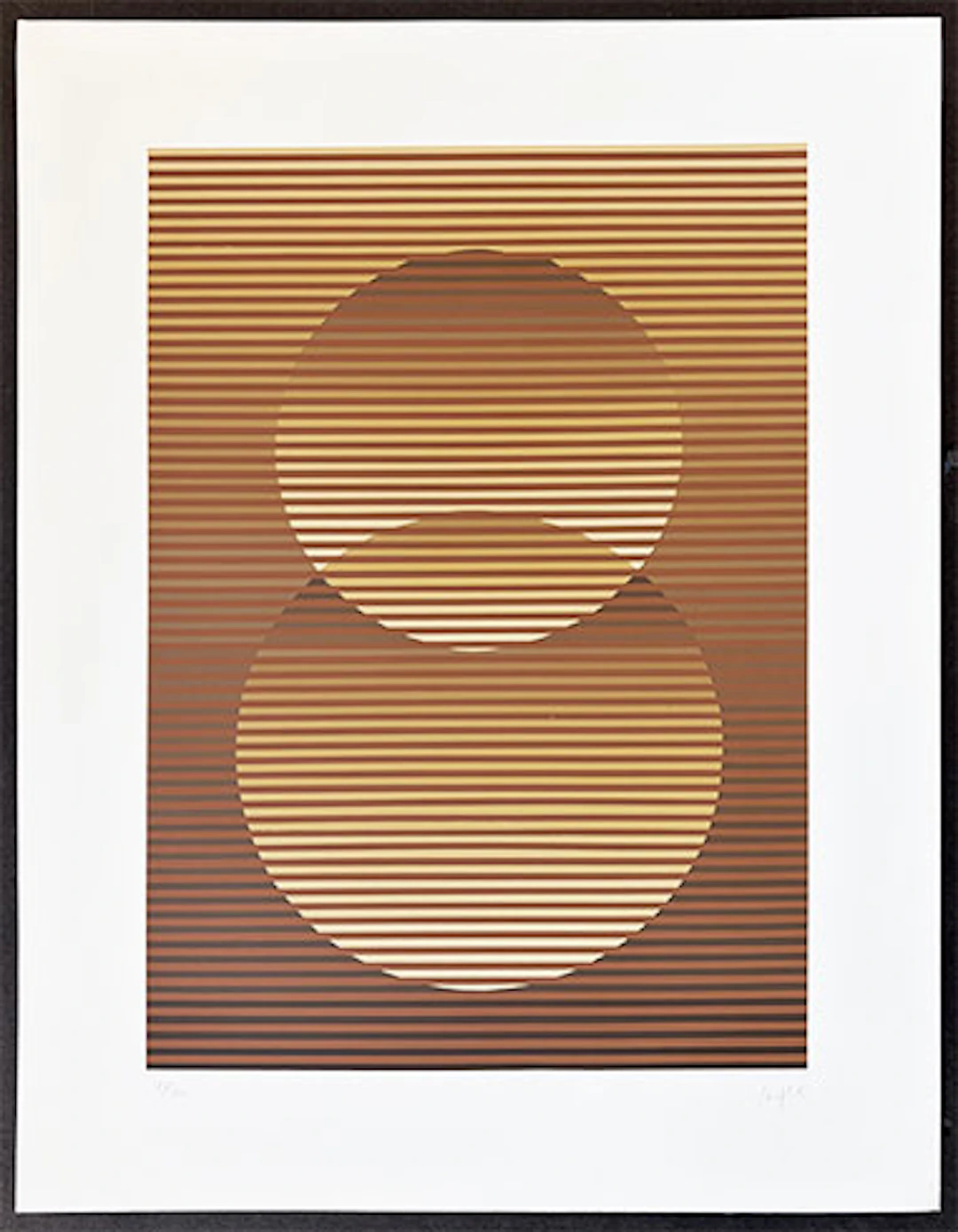 Eusebio Sempere - Serigrafía "Sin Título (Serie Formas)"