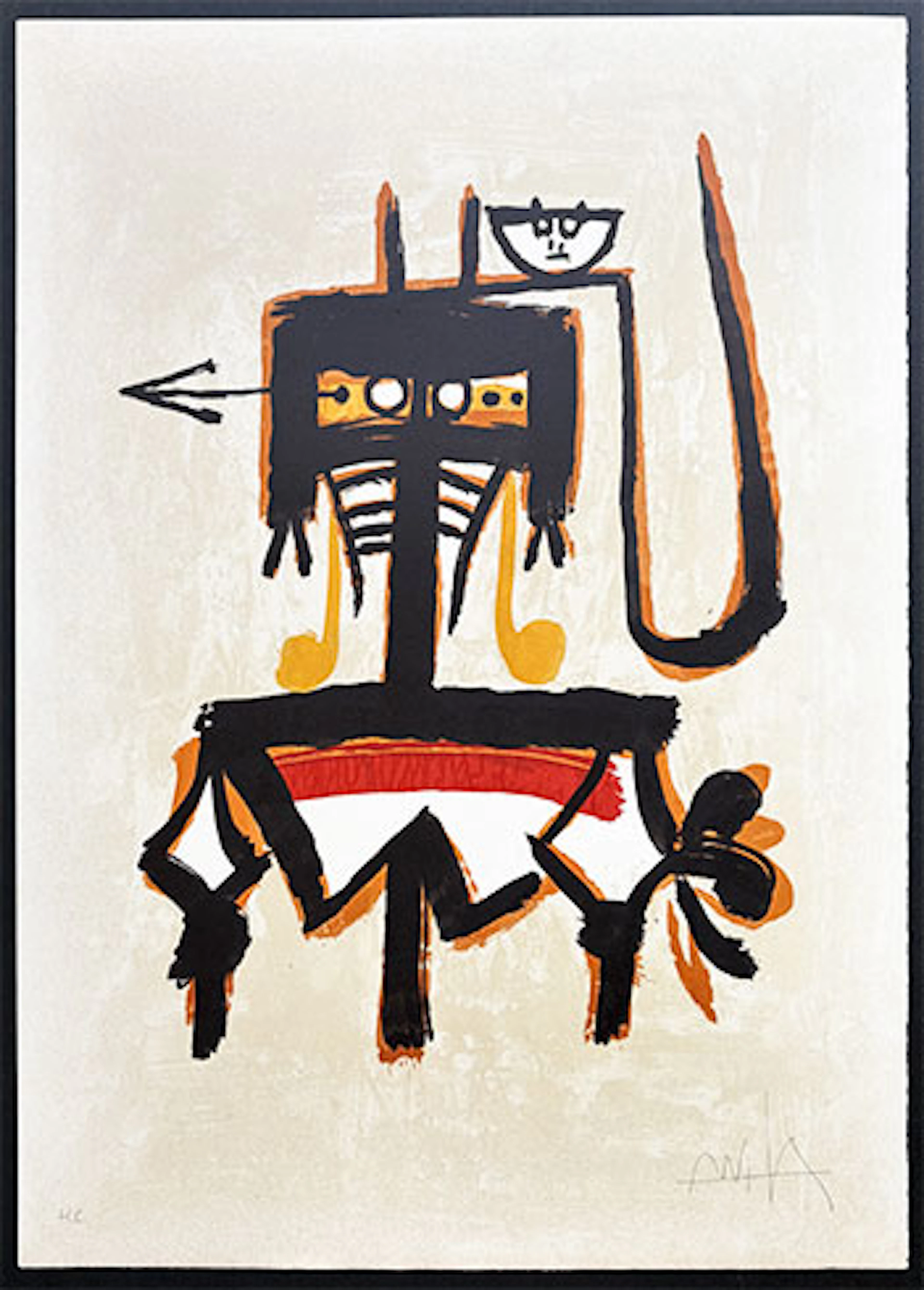 Wifredo Lam - Litografía "Galería Joan Prats"