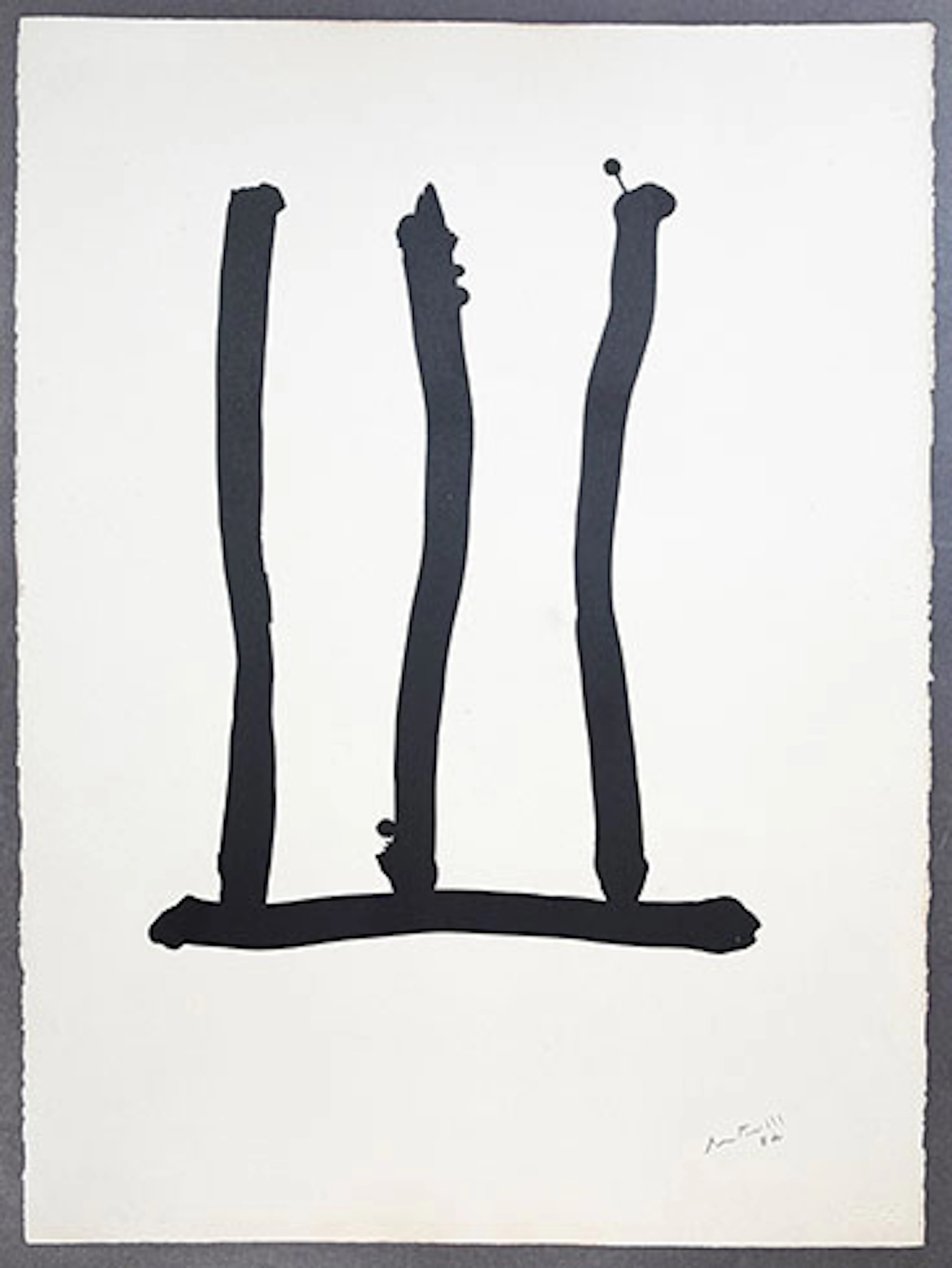 Robert Motherwell - Litografía - "Window" (Hommage à Picasso)