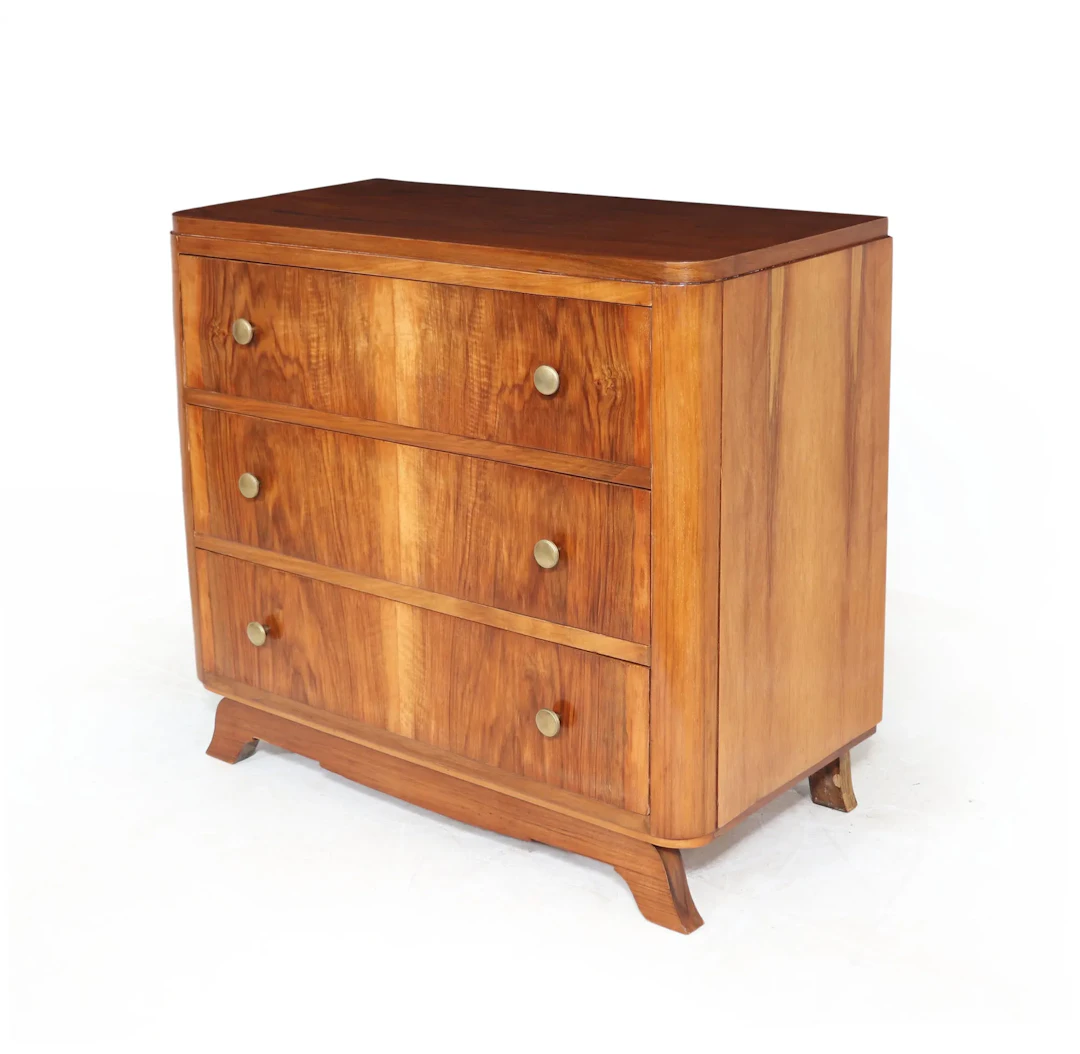 French Art Deco Small Chest of Drawers