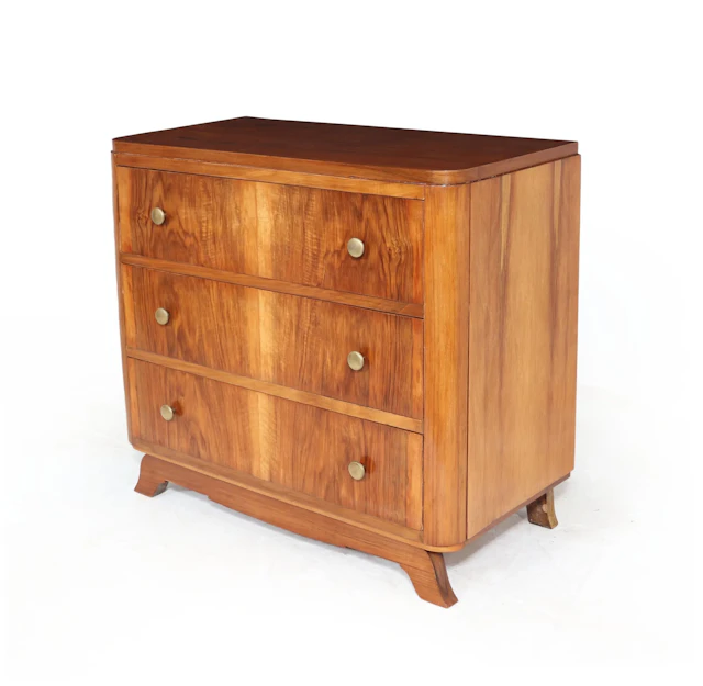 French Art Deco Small Chest of Drawers