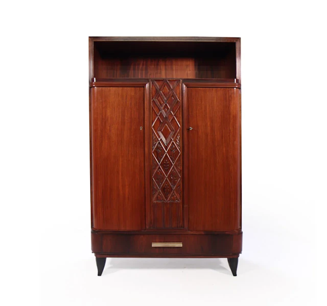 French Art Deco Rosewood Cabinet