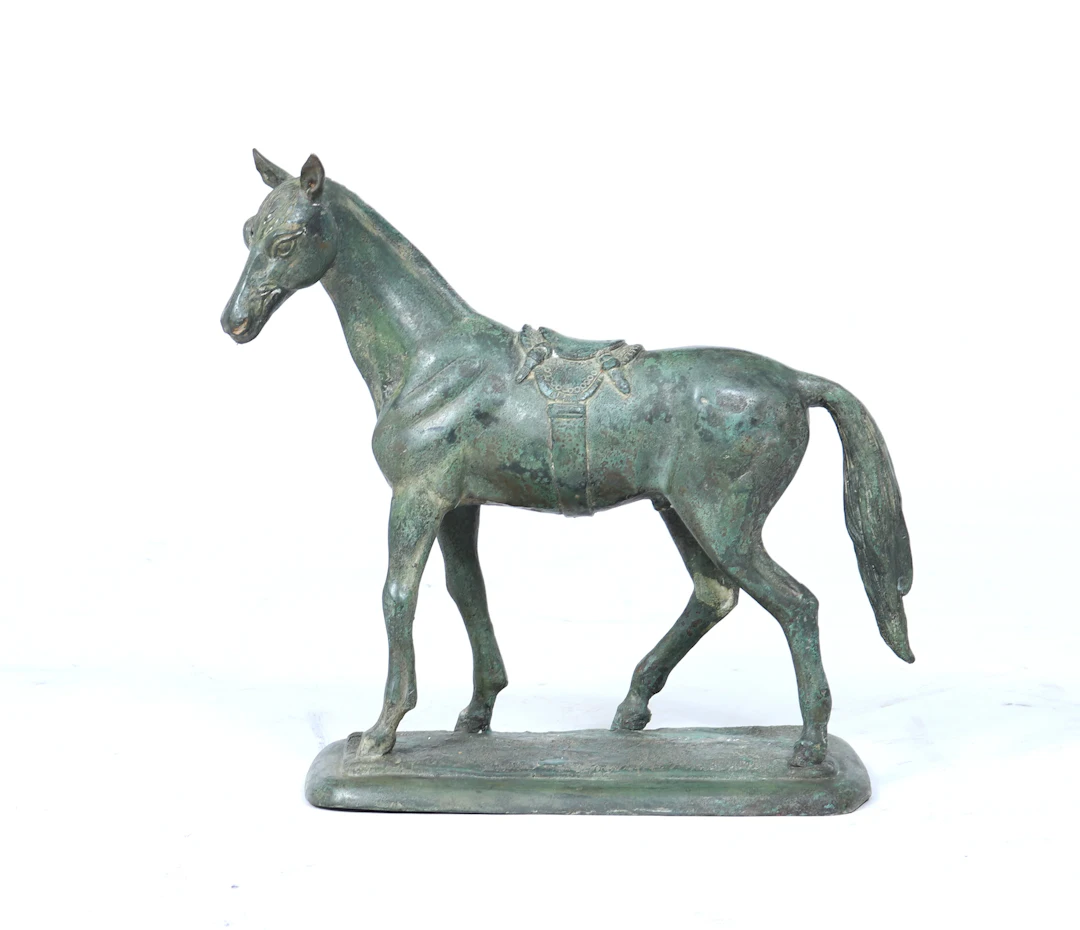 Bronze Horse Sculpture c1920