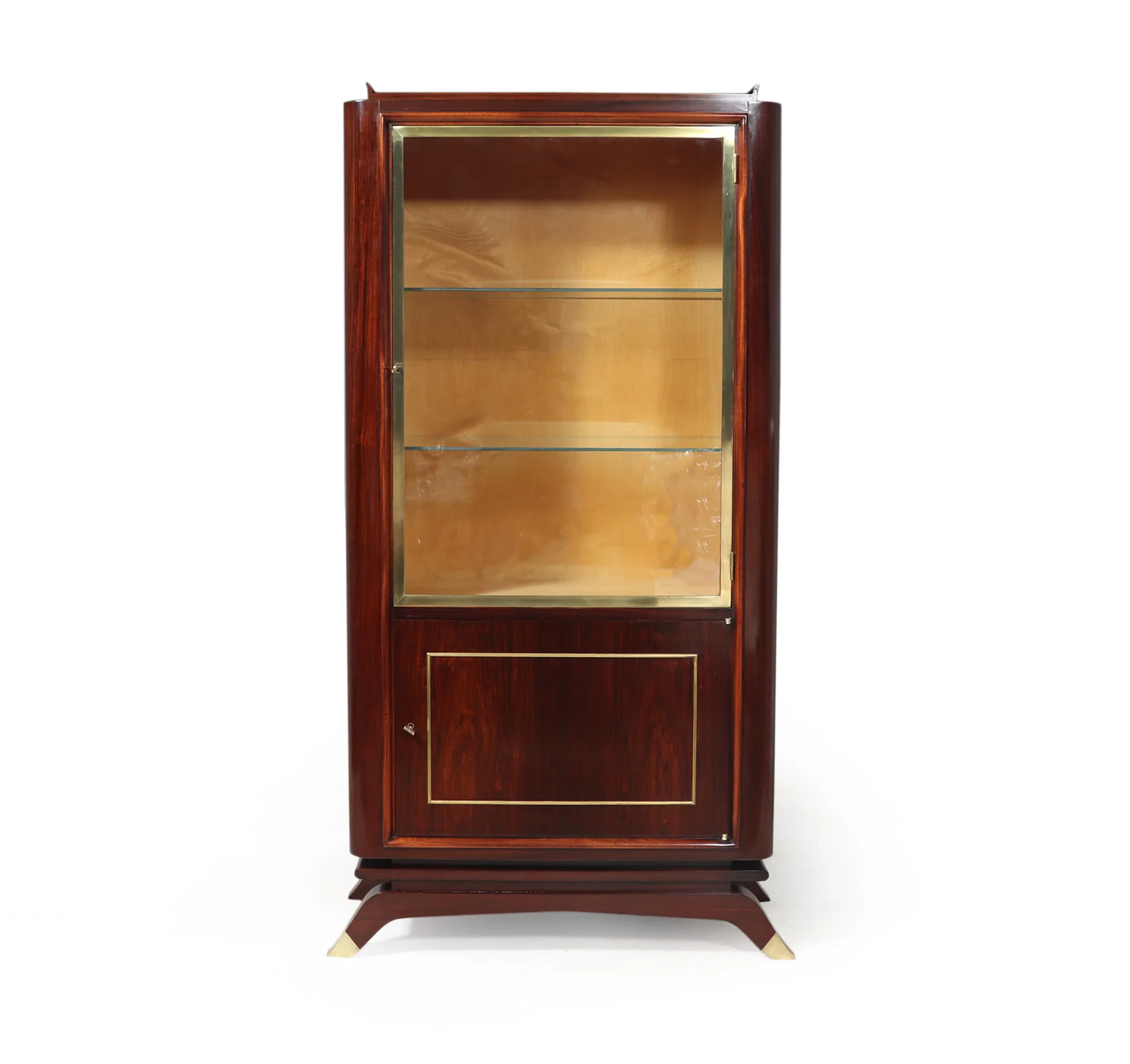 French Art Deco Display cabinet in Rosewood