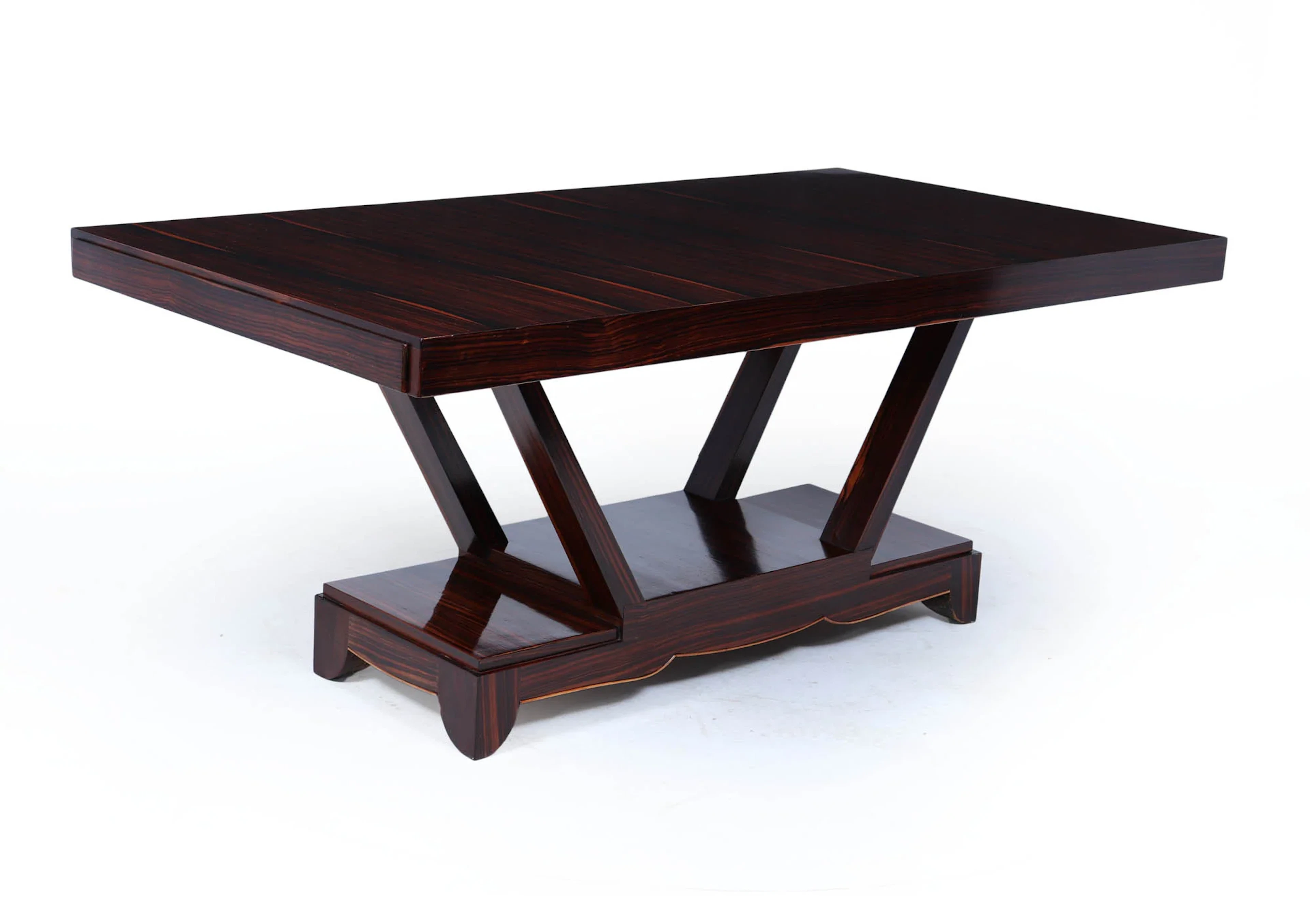 Art Deco Macassar Ebony Dining Table c.1930