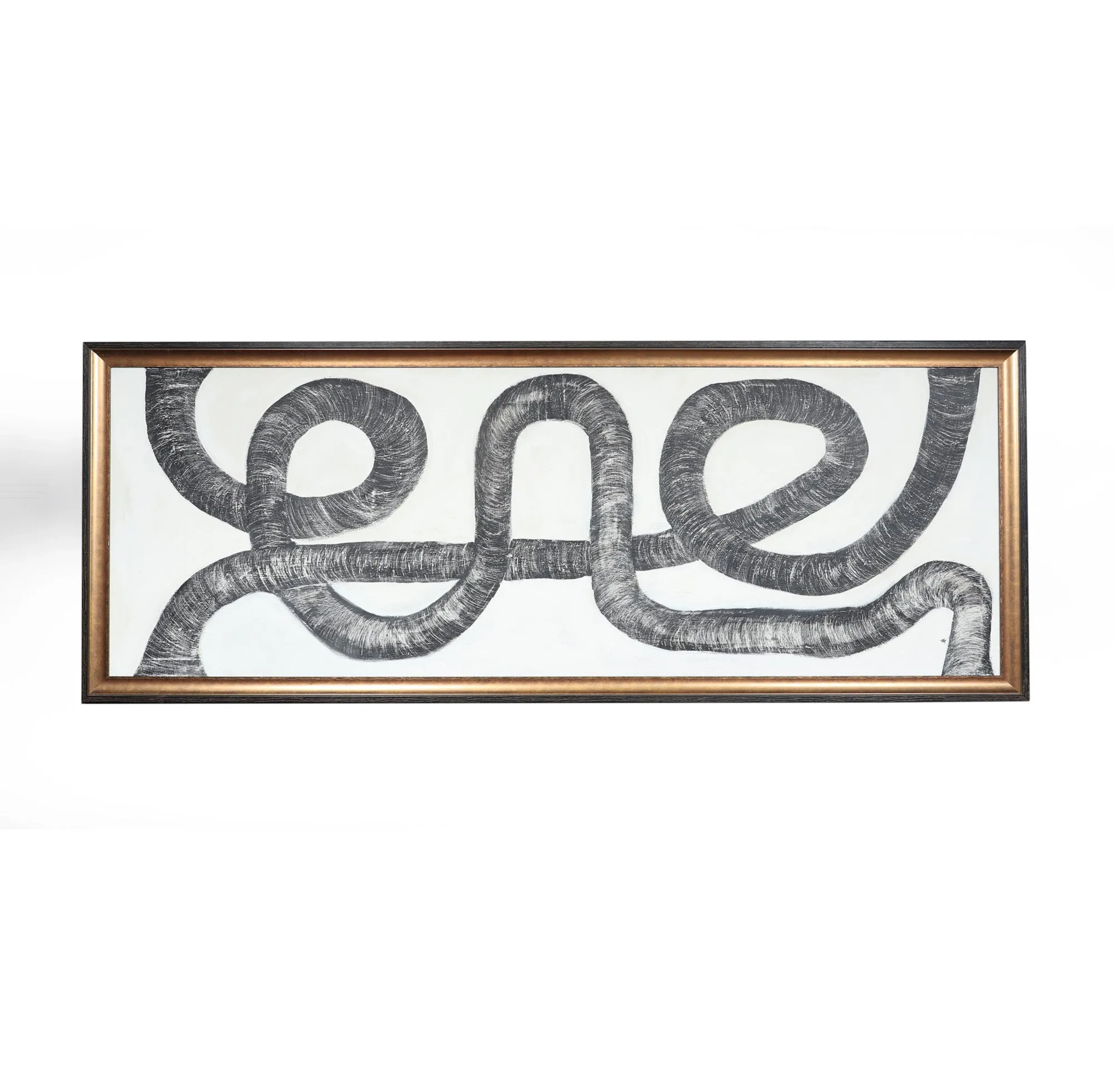 Tubes Original Multimedia on Canvas by Terry Thomas