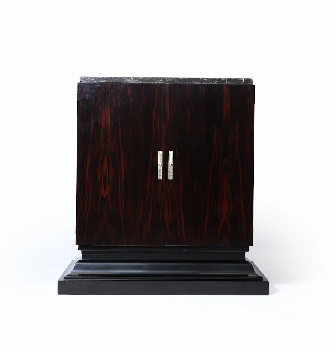 French Art Deco Macassar Ebony Cabinet
