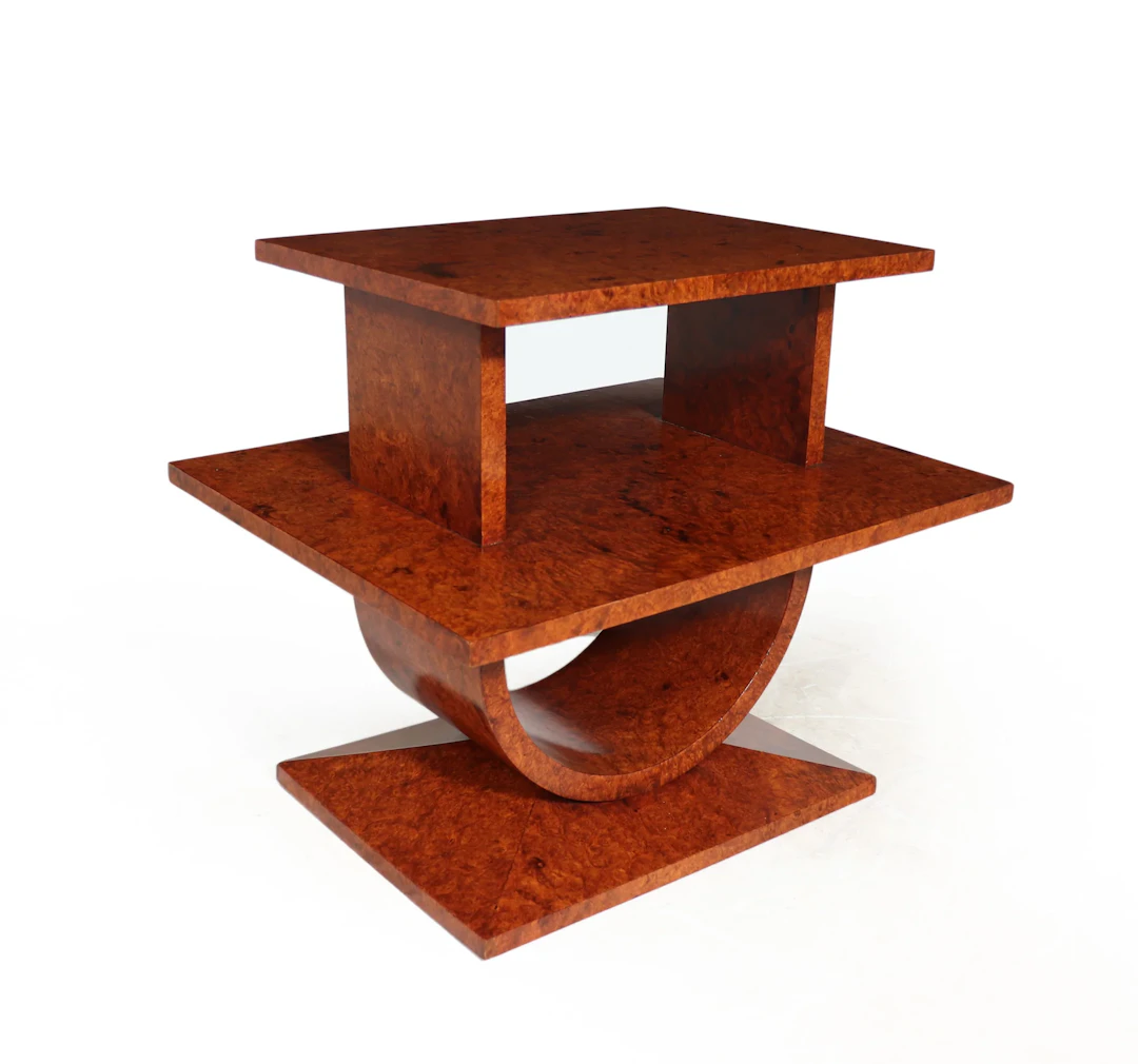 French Art Deco U Base Centre Table