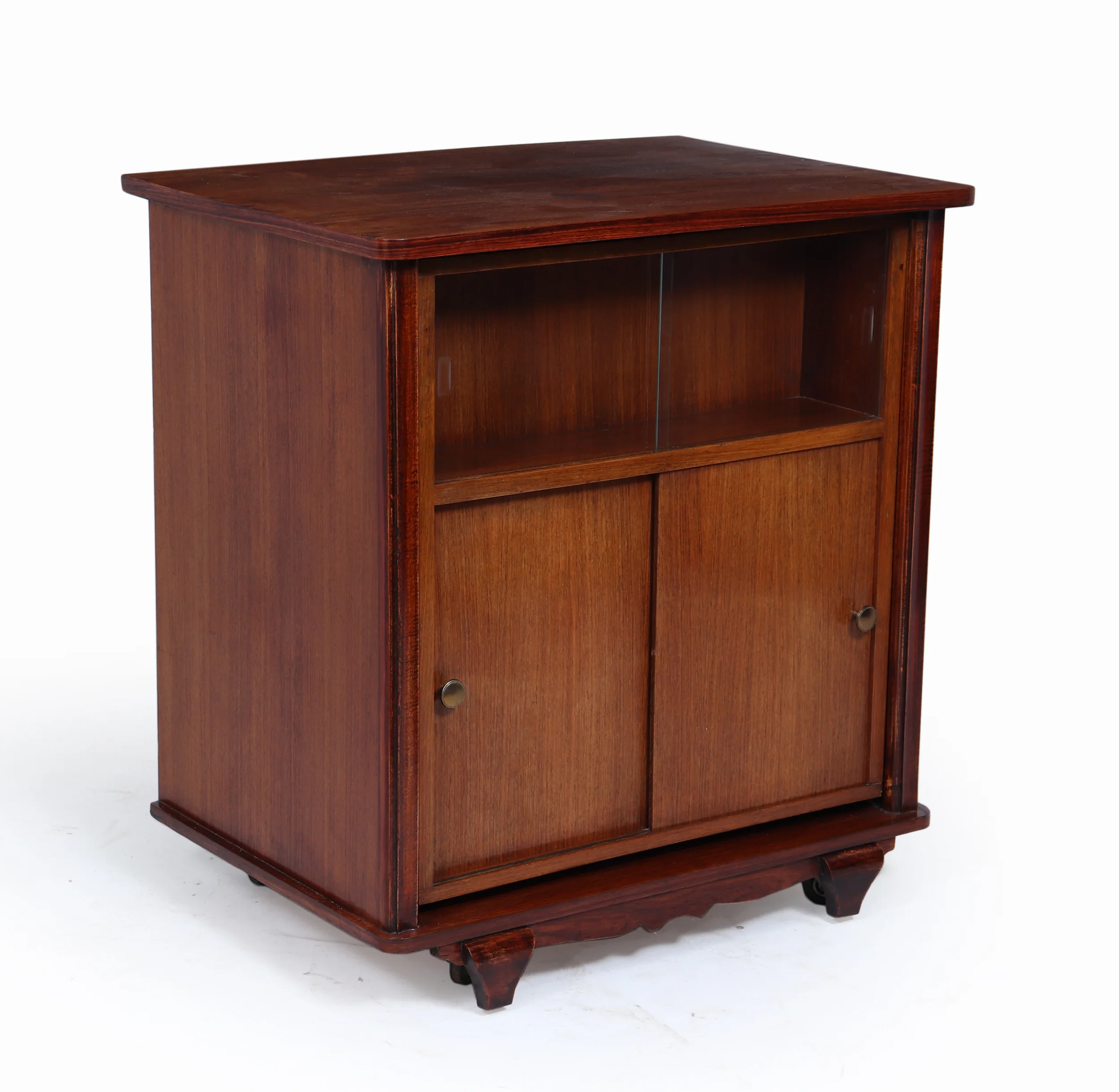 French Art Deco Rotating Cocktail Cabinet, c.1940