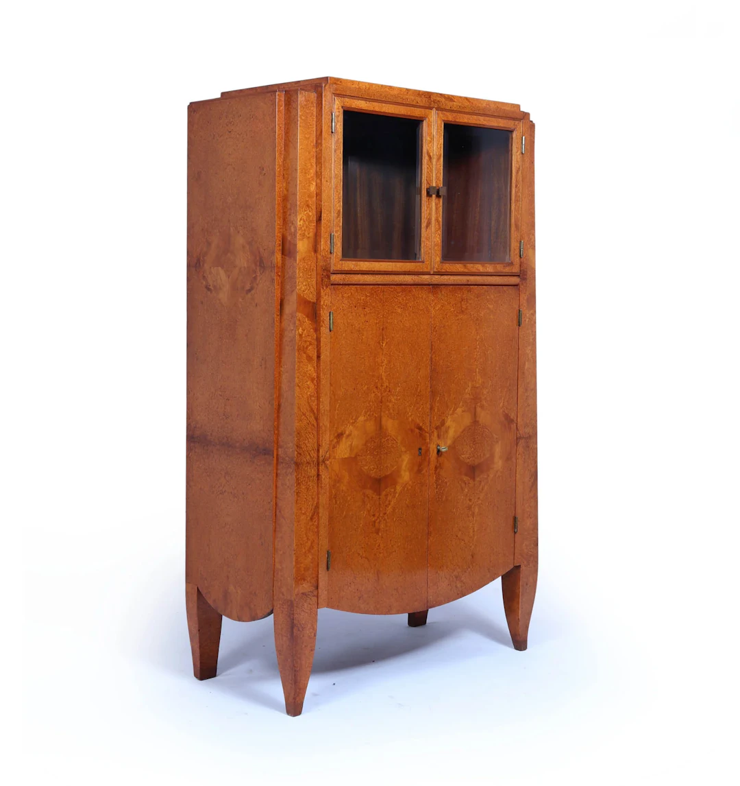 French Art Deco Cabinet in Amboyna by André Arbus
