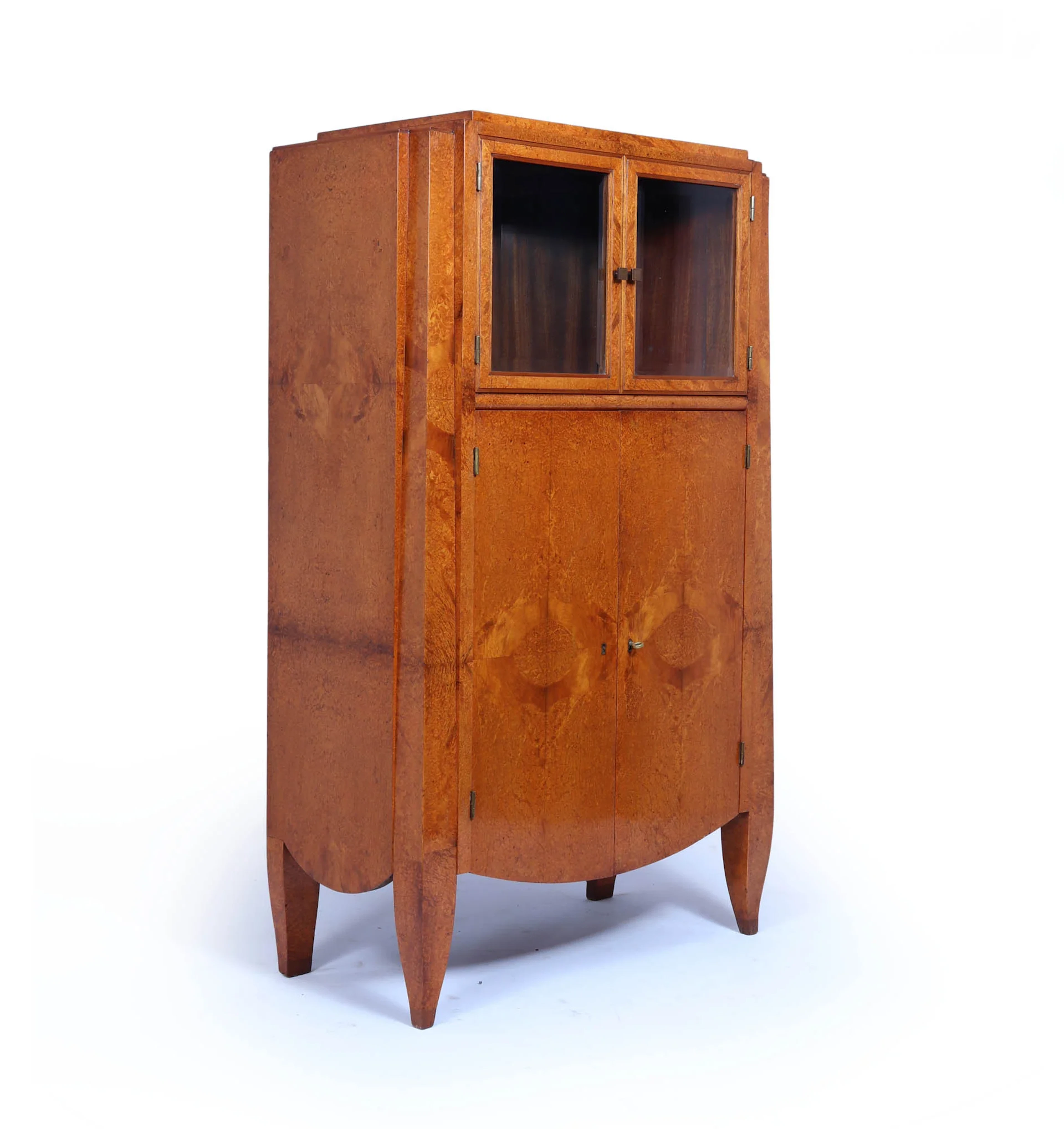 French Art Deco Cabinet in Amboyna by André Arbus
