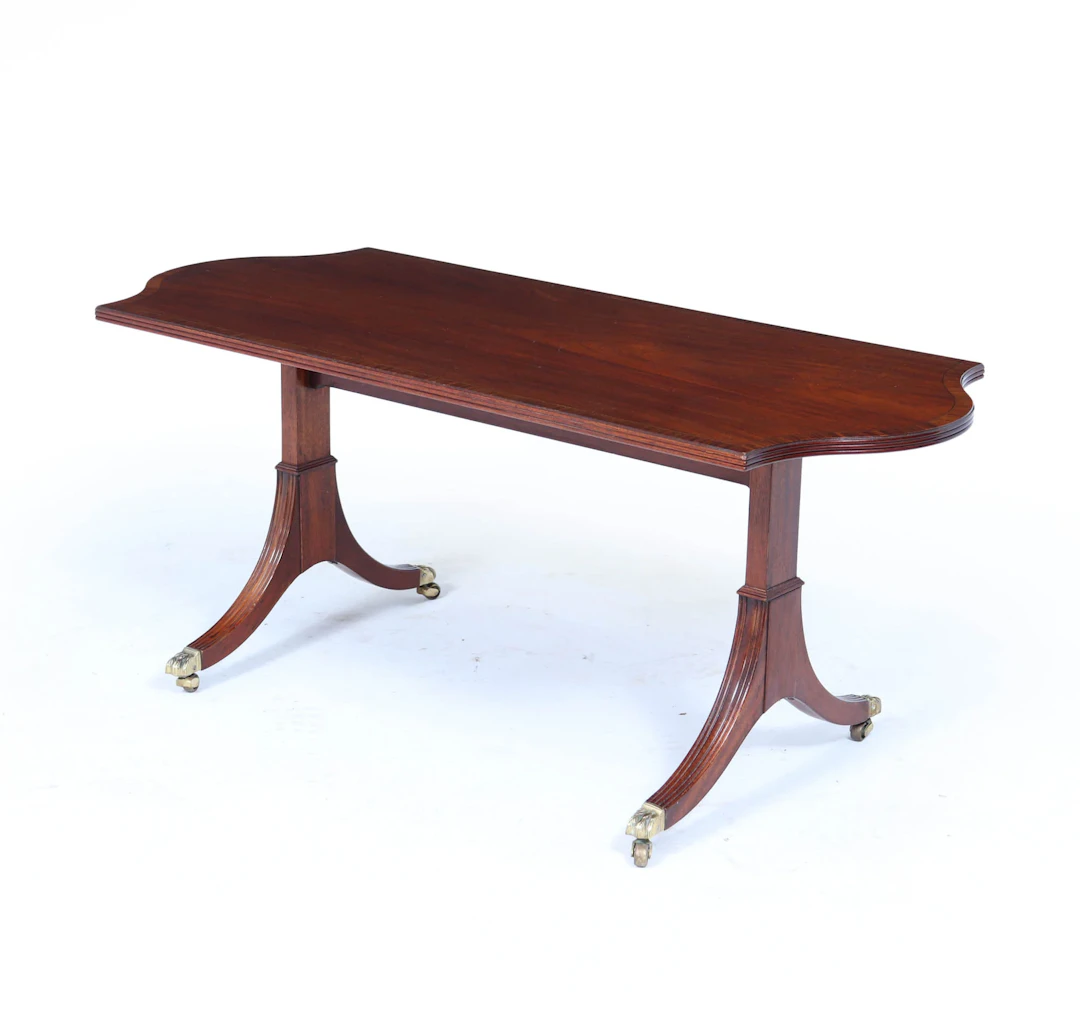 William Tillman Mahogany Coffee Table with Sabre Legs, c. 1960s
