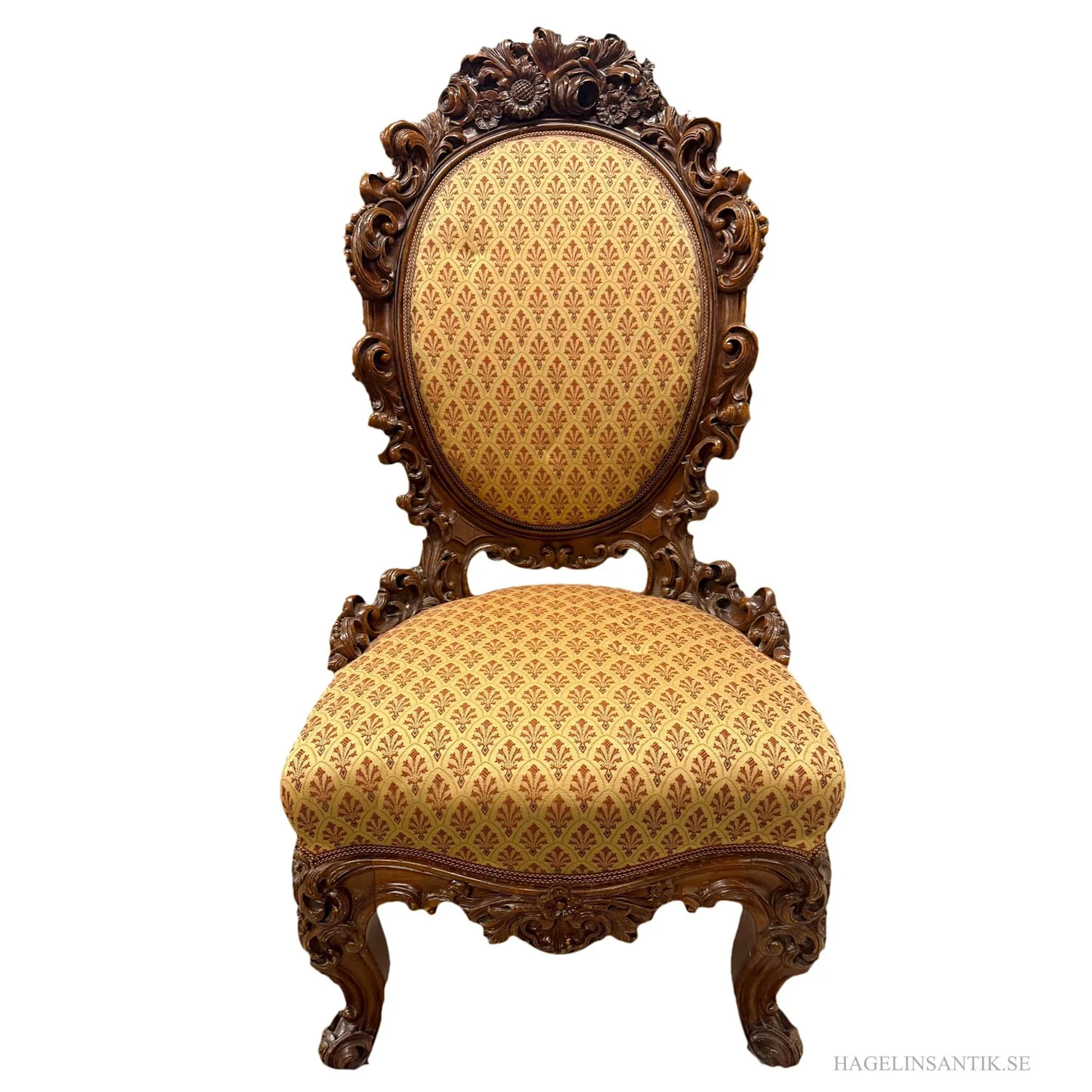Amerikansk salongsstol, Rococo Revival ca 1870 — The Golden Age