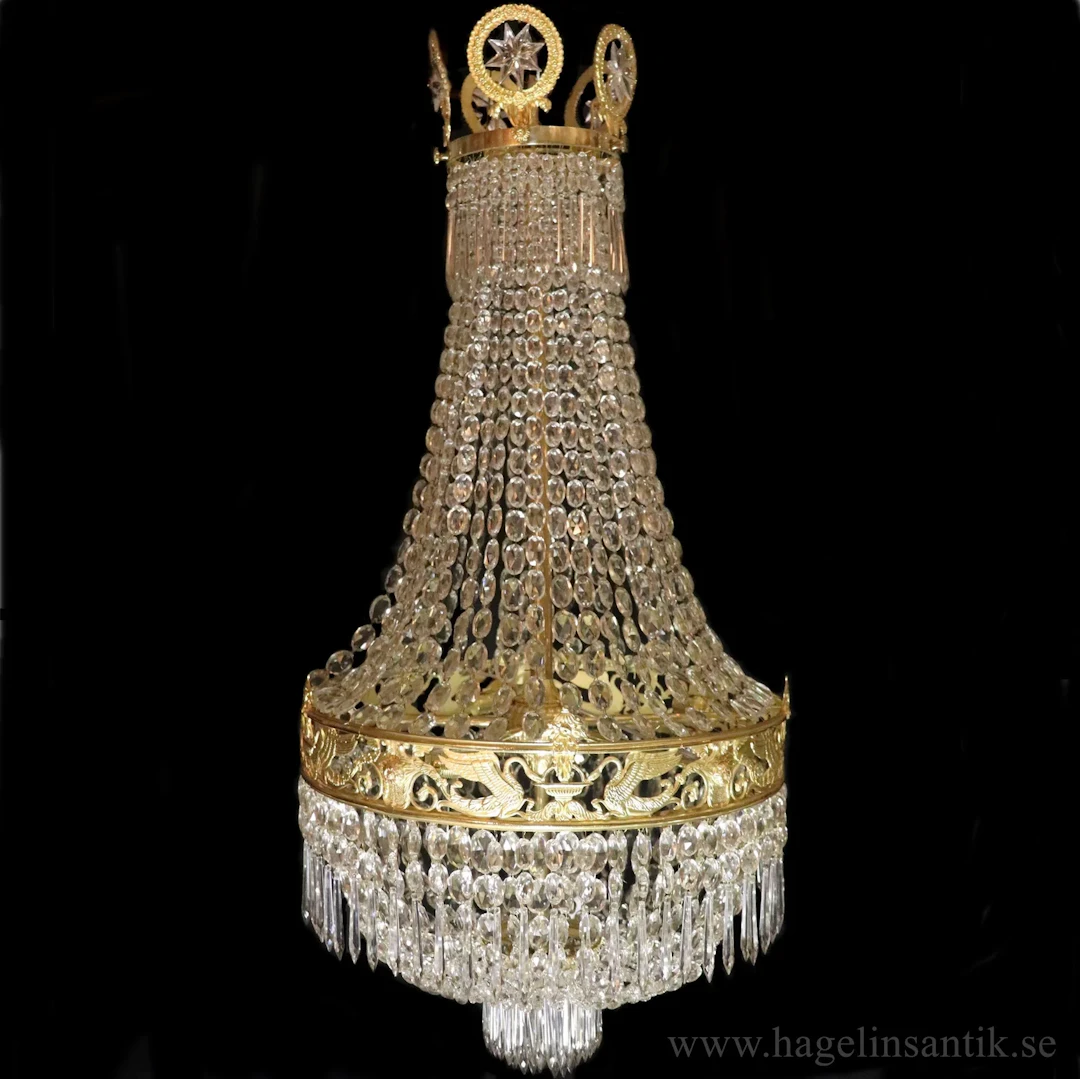 Högkvalitativ ljuskrona i empirestil