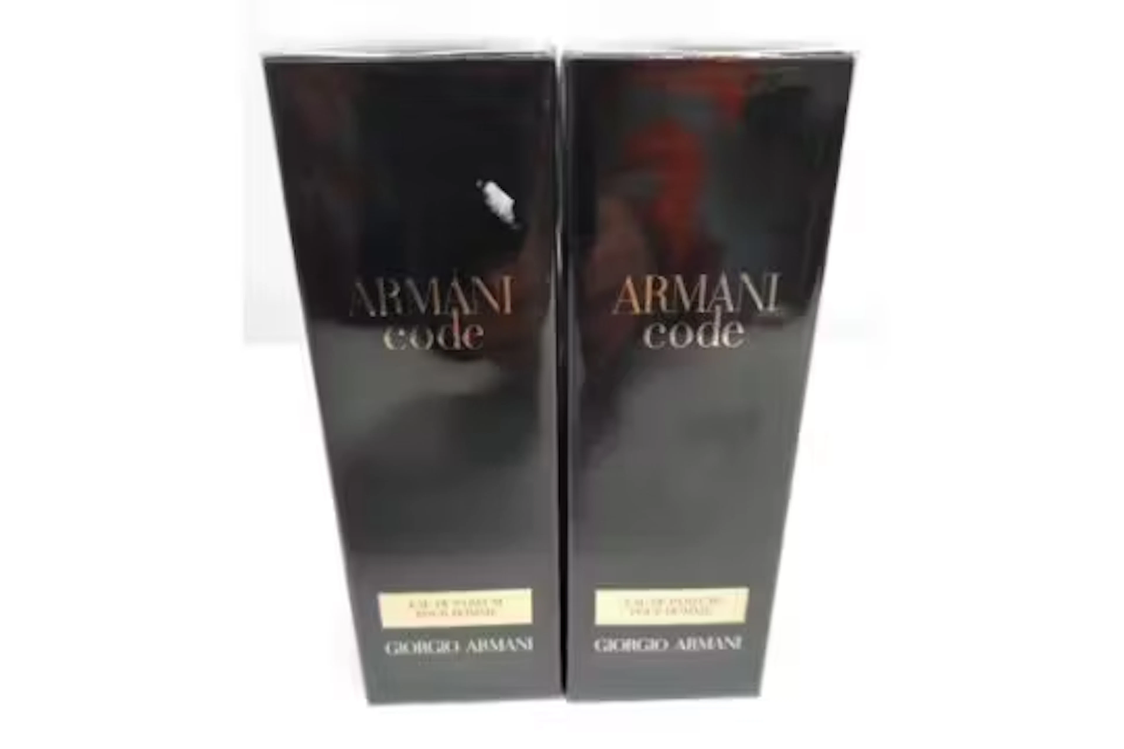 Two as new Giorgio Armani - Code eau de parfum pour homme 60ml, sealed boxes.