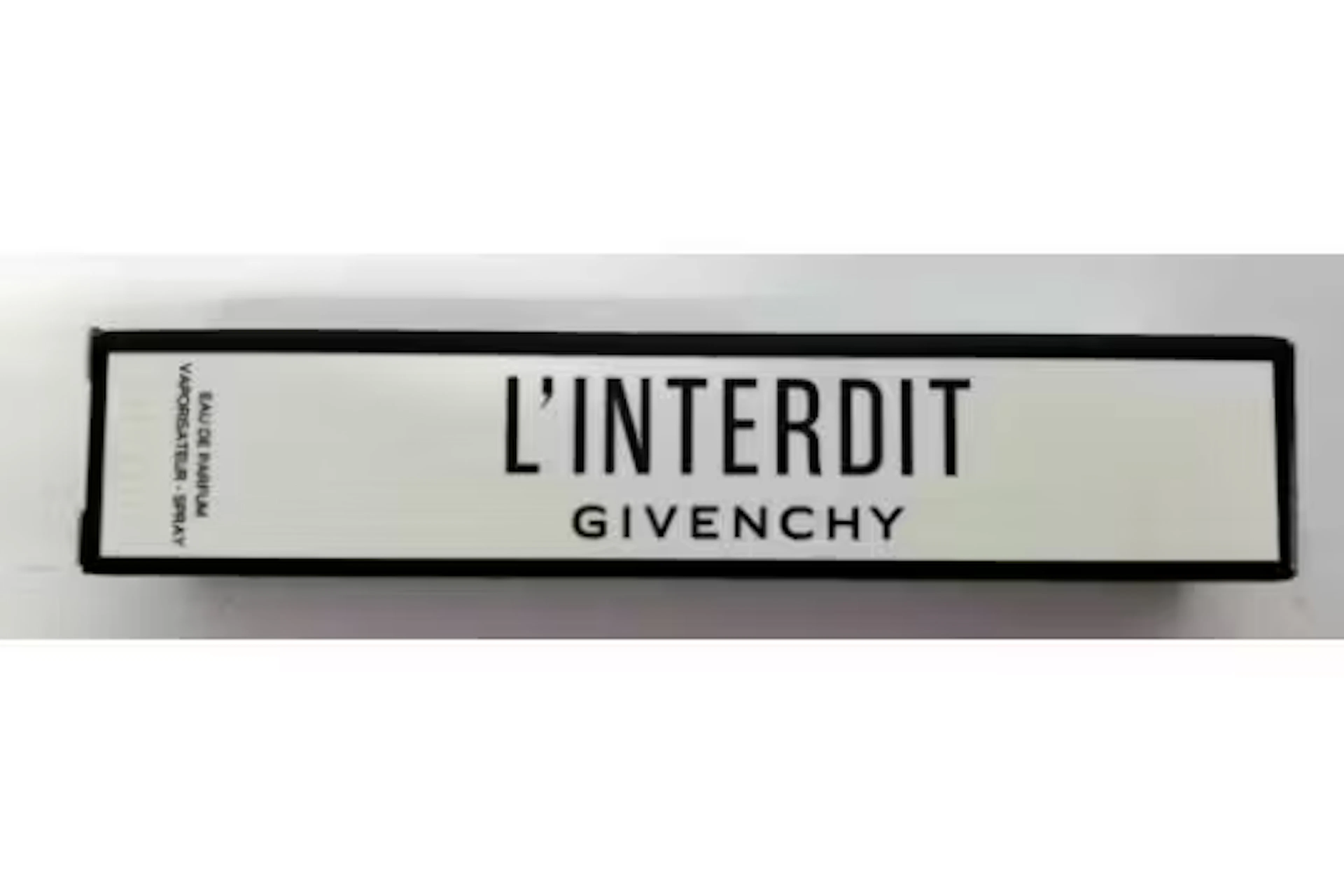 As new L'interdit Givenchy eau de parfum vaporisateur spray 12.5ml