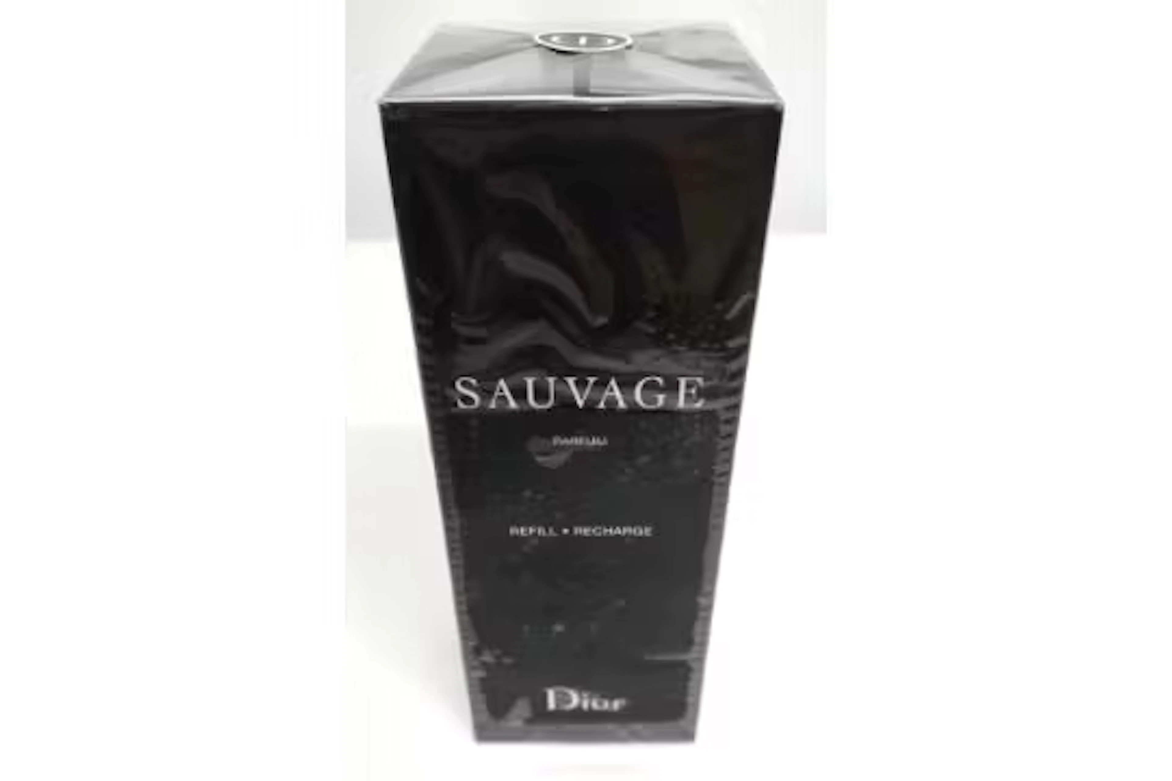 An as new Dior Sauvage Parfum 300ml refill, sealed, boxed.
