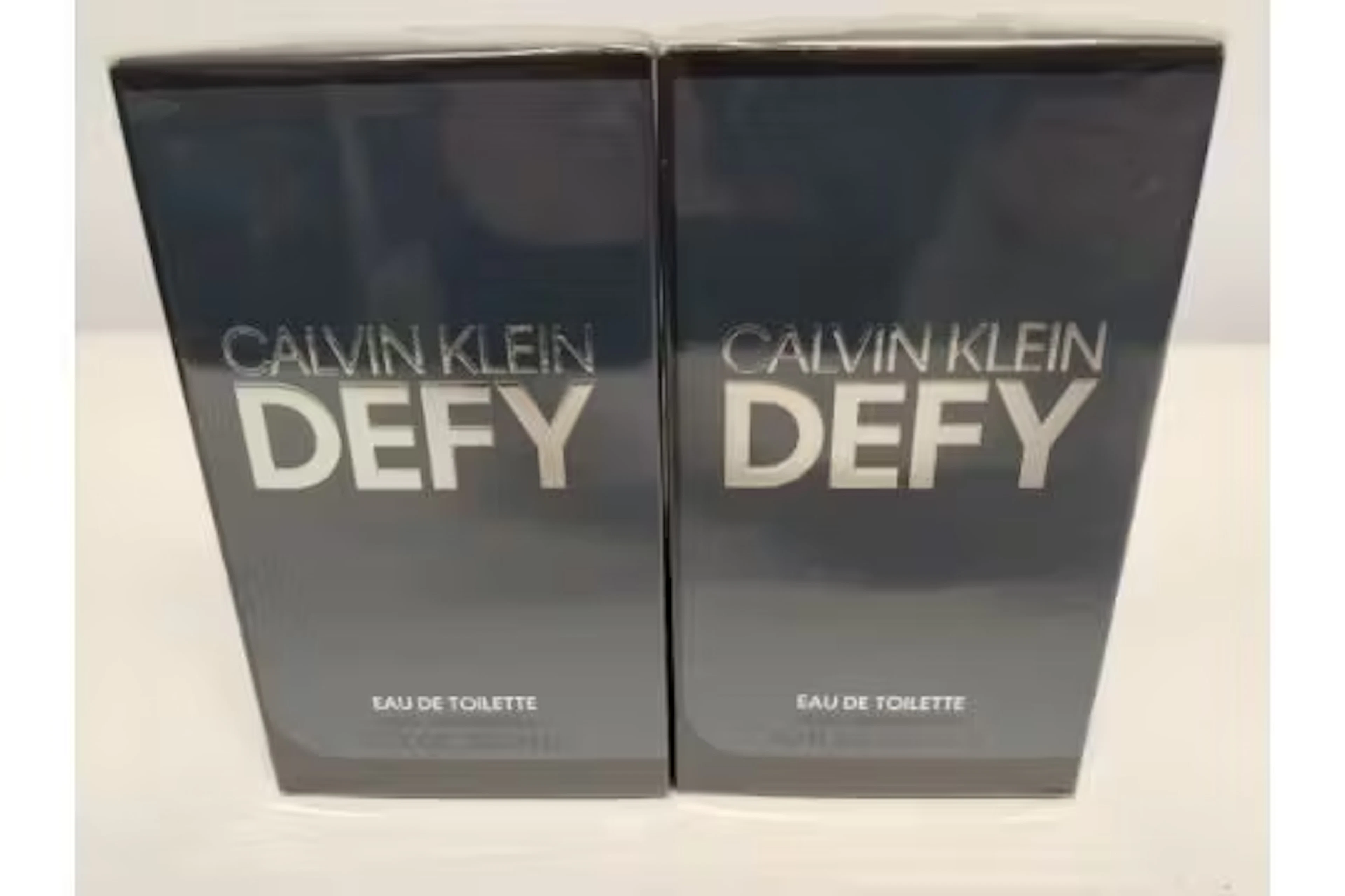 Two as new Calvin Klein - Defy eau de toilette 200ml, sealed boxes.
