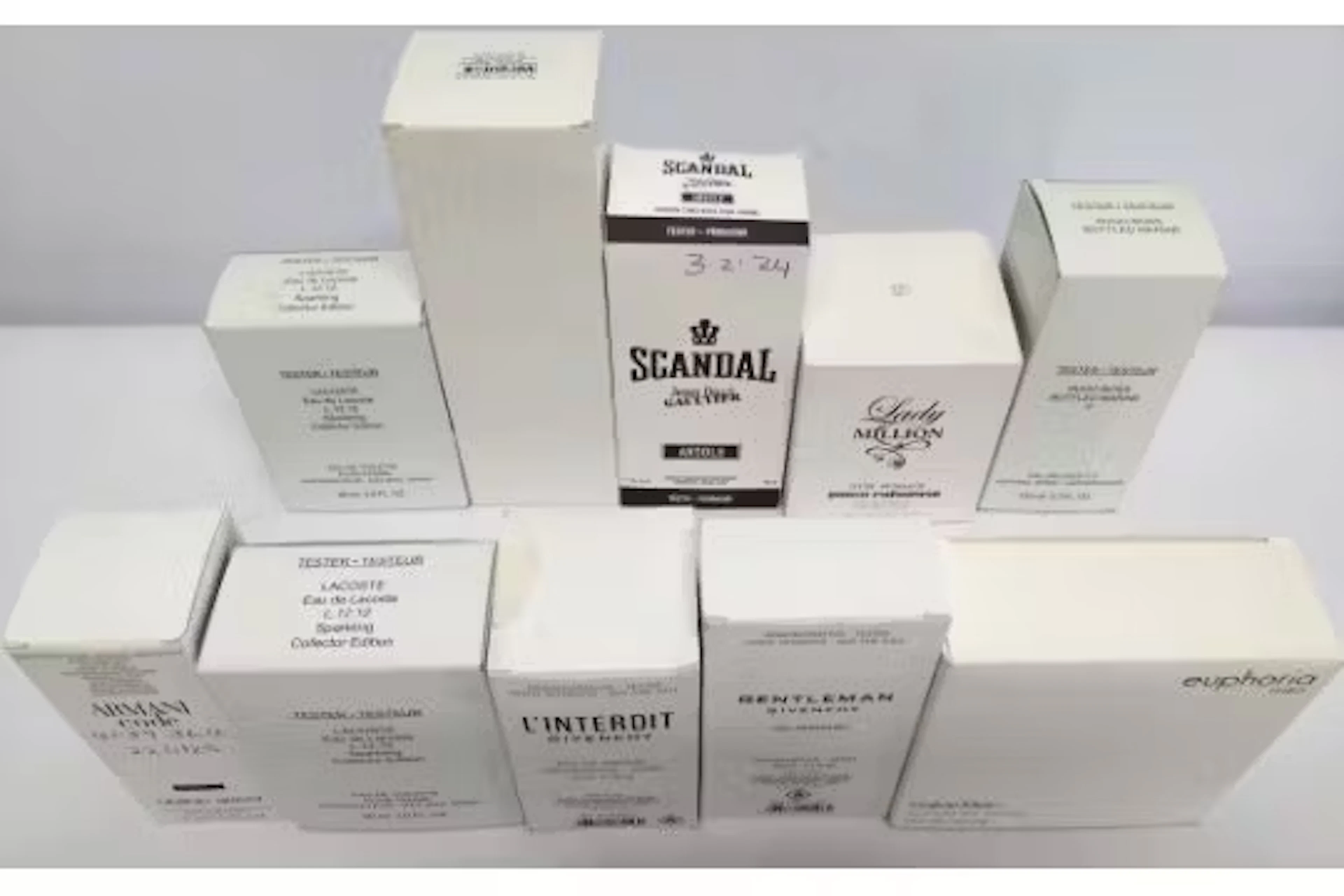 Thirty nearly new perfumes/testers and related to include Jean Paul