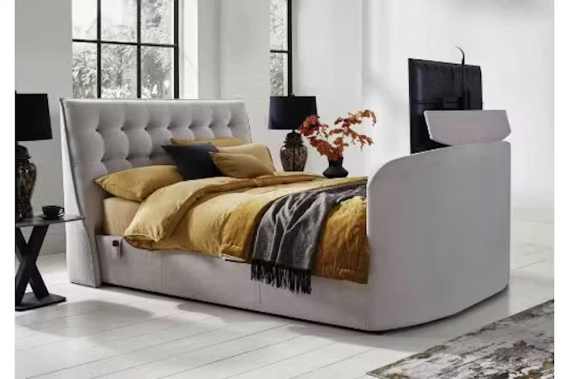 Attol King, TV Bed Frame. RRP £2,299. With its comfortably angled