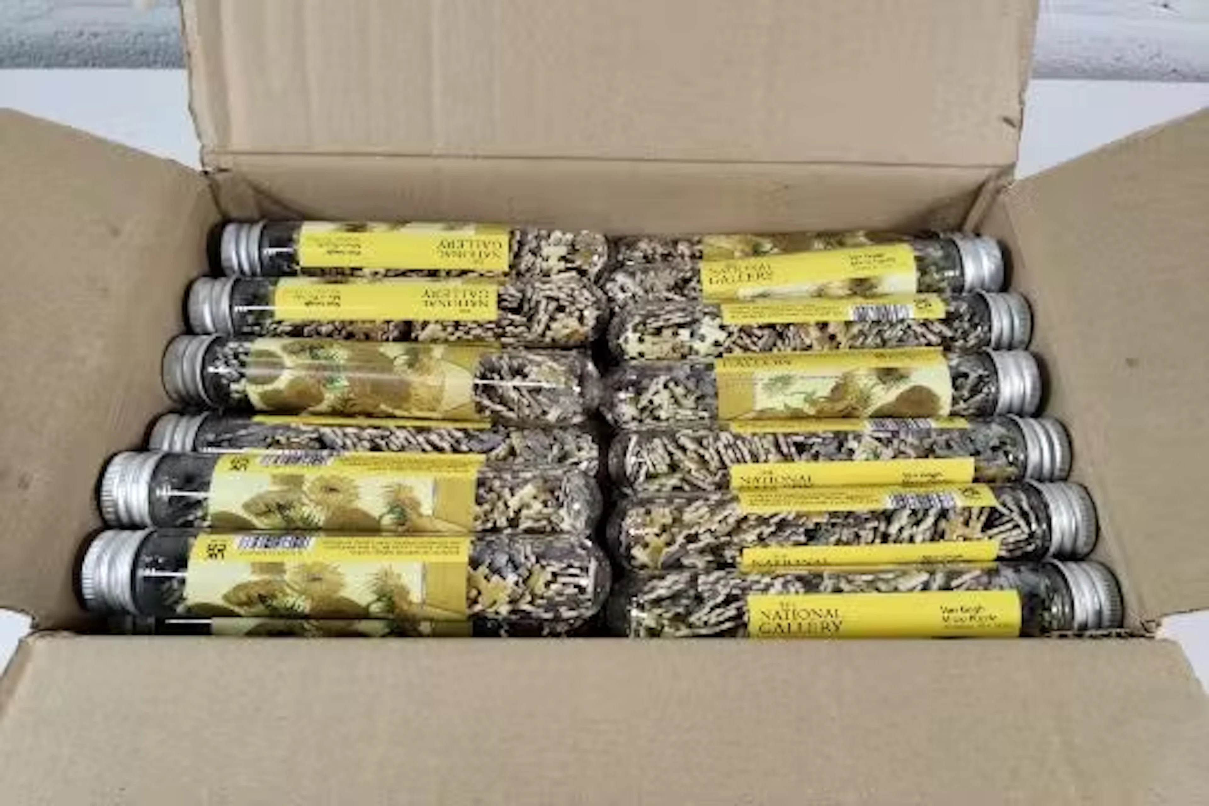 Fifty as new National Gallery Van Gogh Sunflowers Micro Jigsaw Puzzles