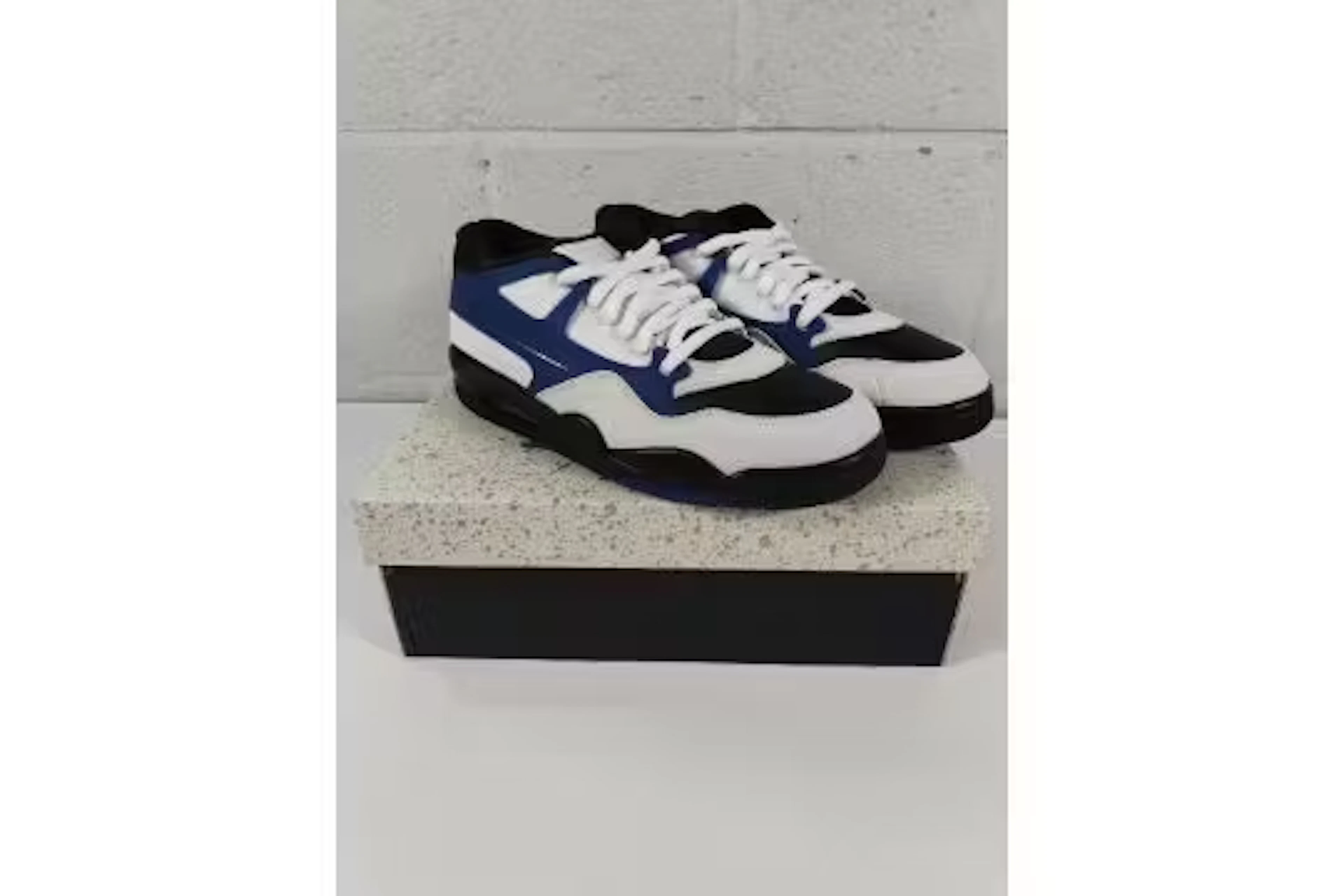 A pair of as new Nike Air Jordan 4RM Flight trainers UK9.