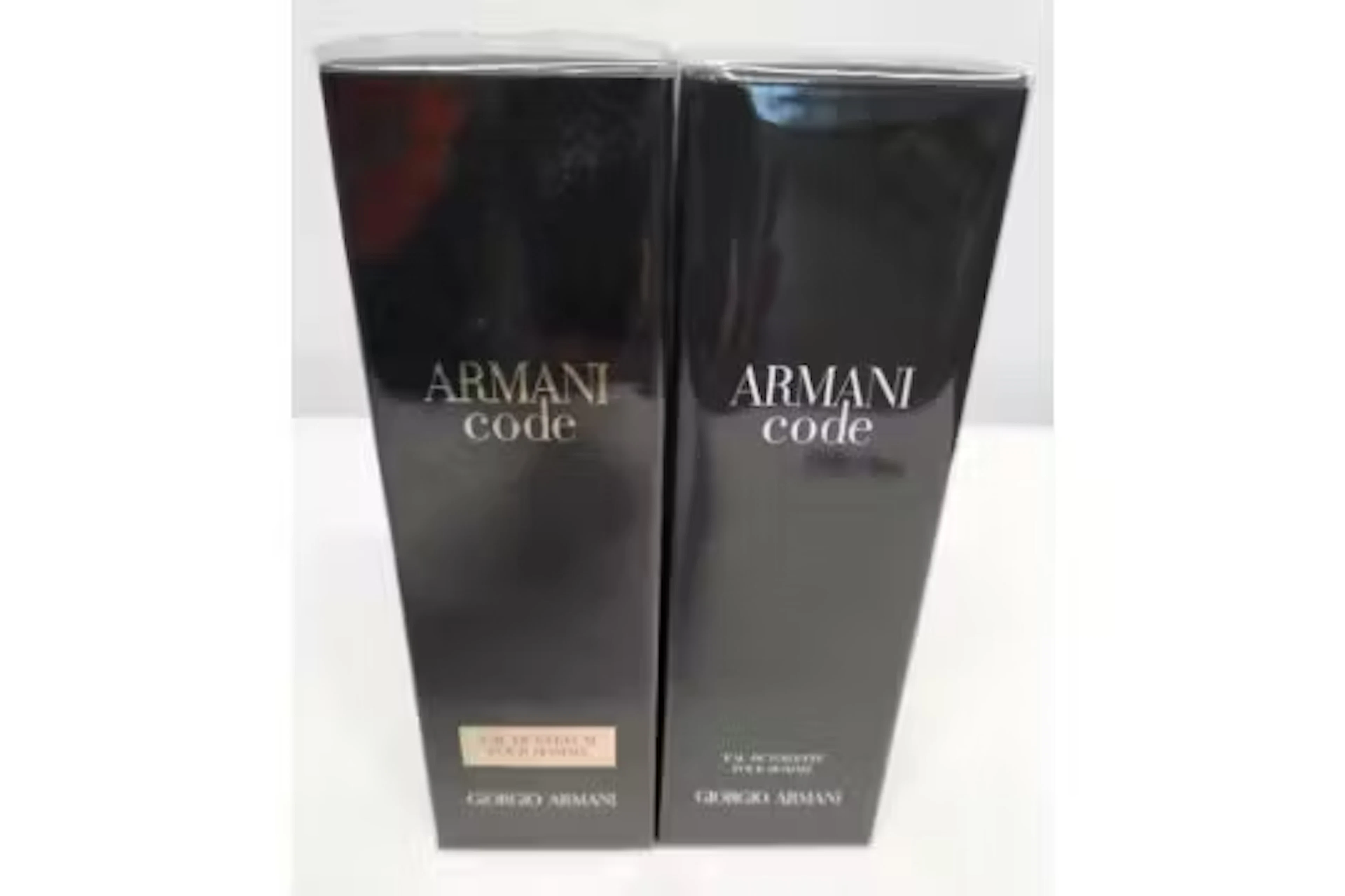 Two as new Giorgio Armani fragrances - Code eau de toilette pour homme