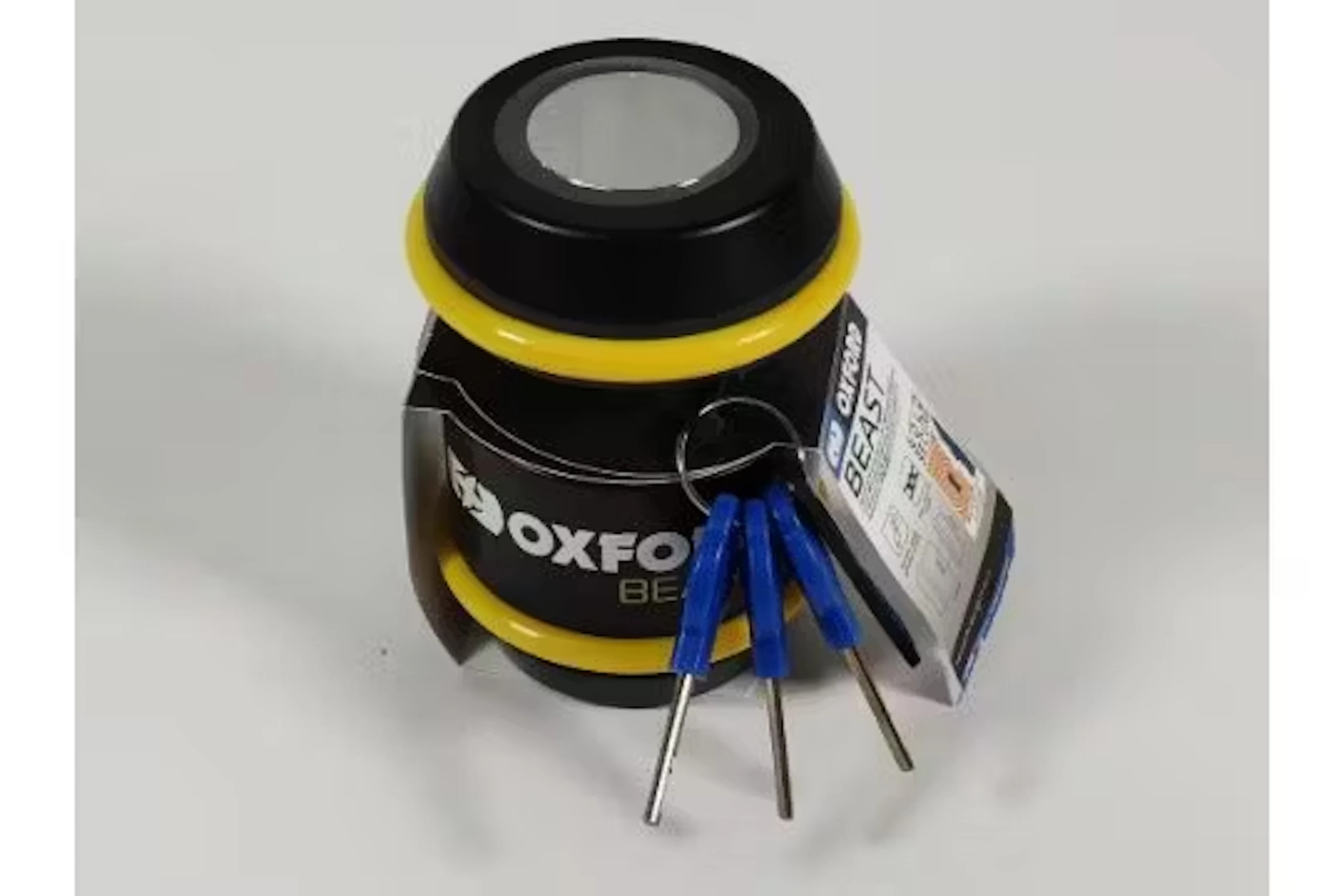 An as new Oxford Beast Motorcycle Security Lock for 22mm chain (LK120)