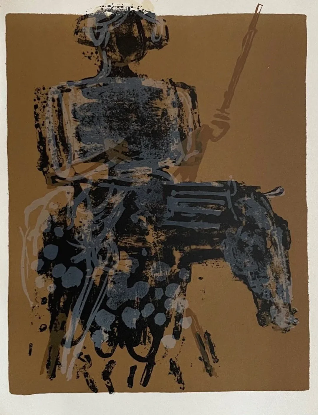 (after) GUIRAMAND Paul (1926 - 2007) "LE SOLDAT Lithograph after the