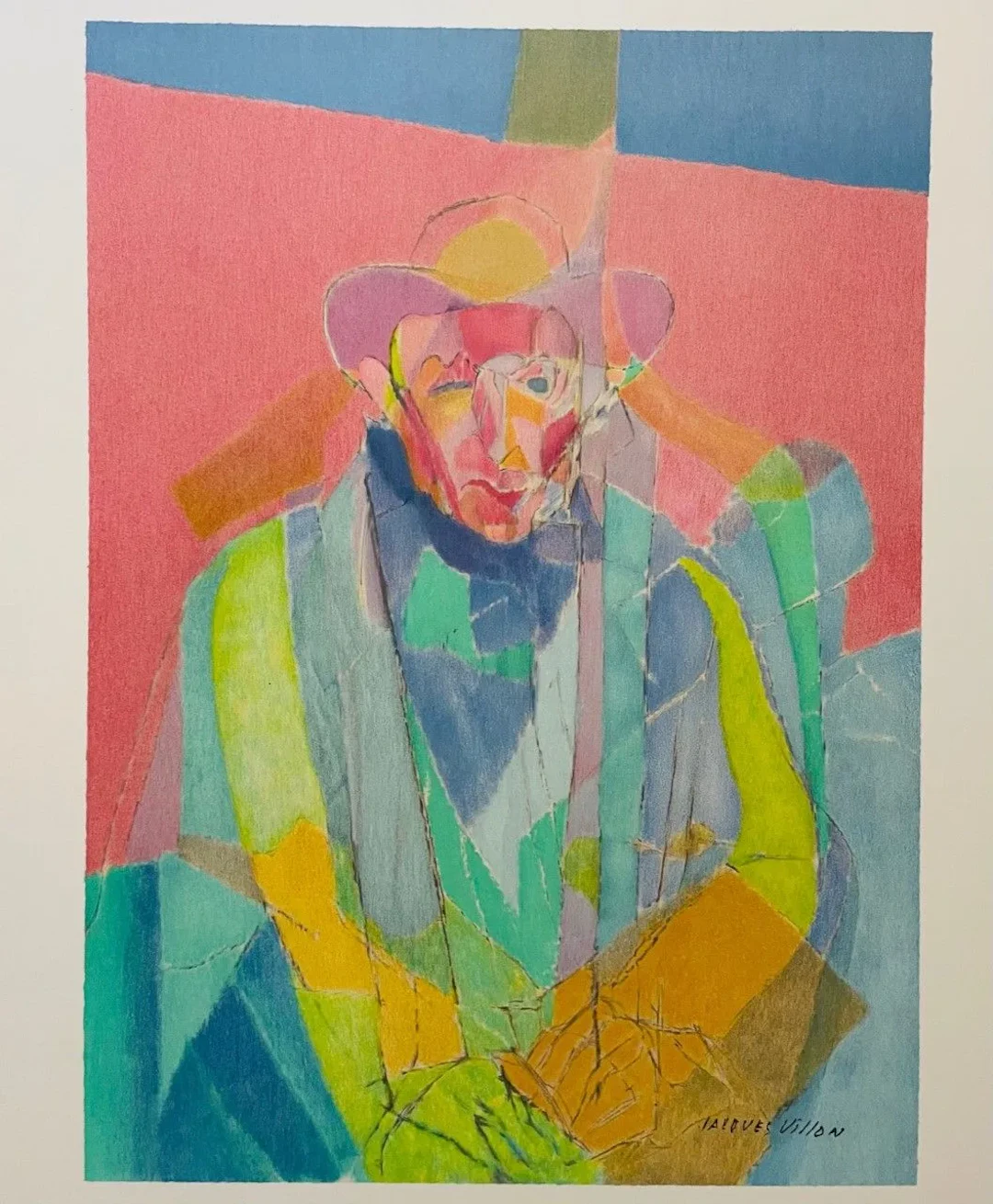 (after) VILLON Jacques (1875 - 1963) "LE SAGE Lithograph signed in
