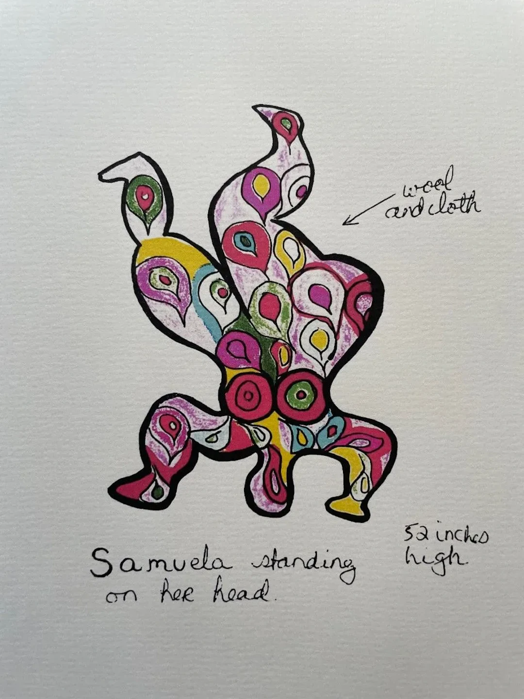 (after) Niki DE SAINT PHALLE (1930 - 2002) "NANAS" Fine art color