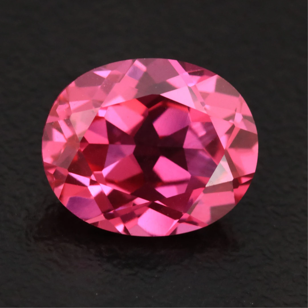 Loose 4.98 CT Lab Grown Pink Sapphire