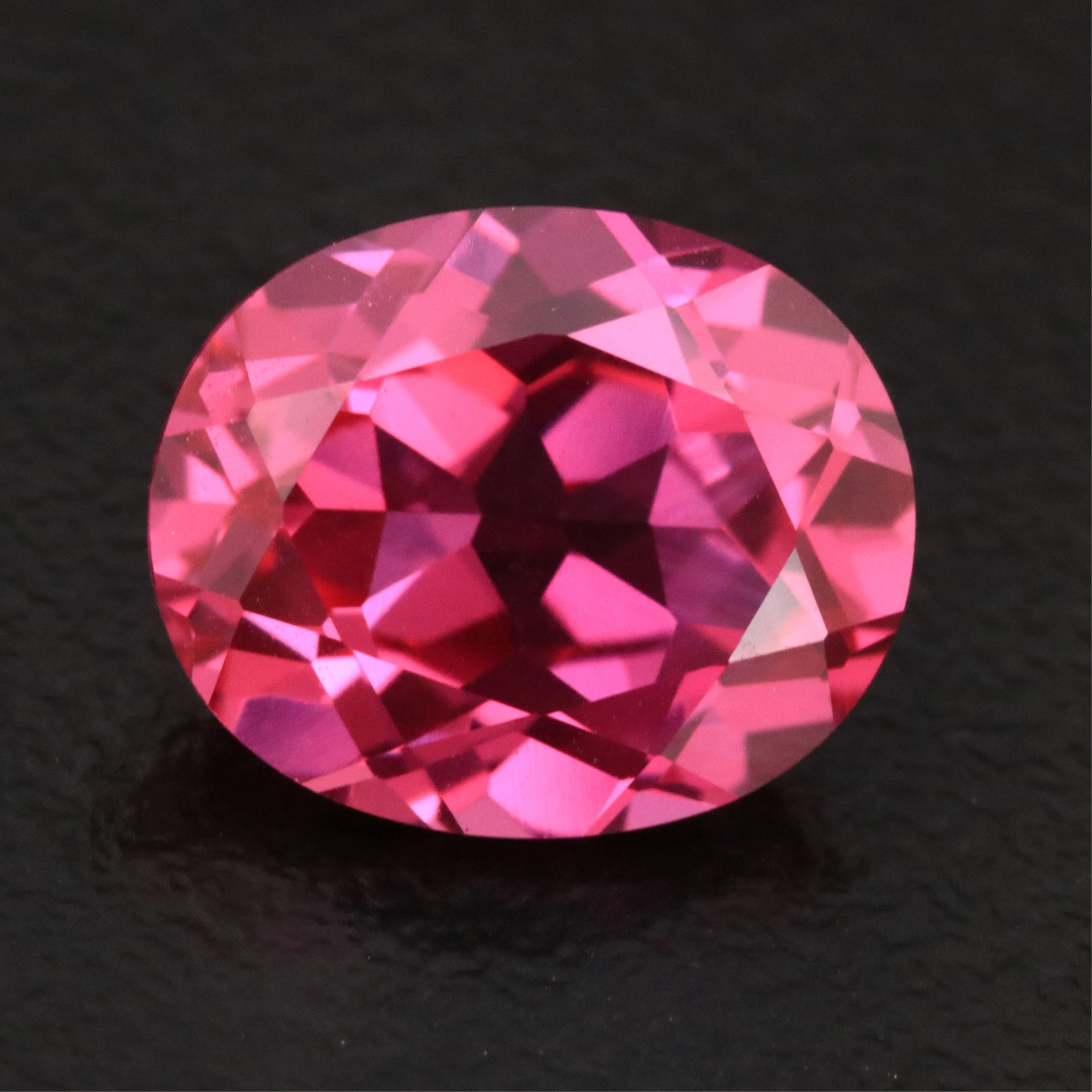 Loose 4.98 CT Lab Grown Pink Sapphire