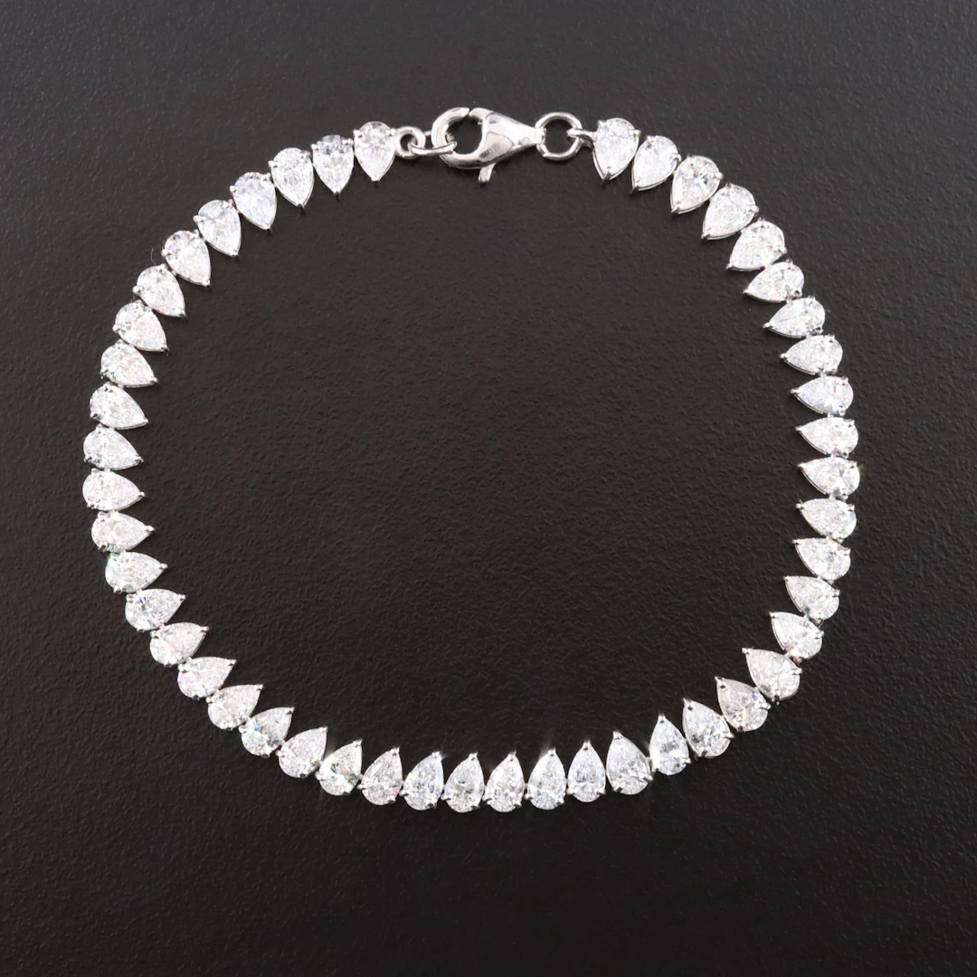 14K 6.72 CTW Lab Grown Diamond Line Bracelet