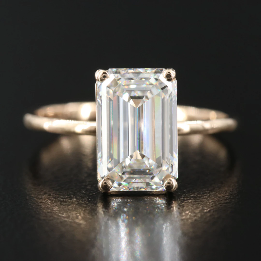 14K 3.15 CT Lab Grown Diamond Ring with IGI Report