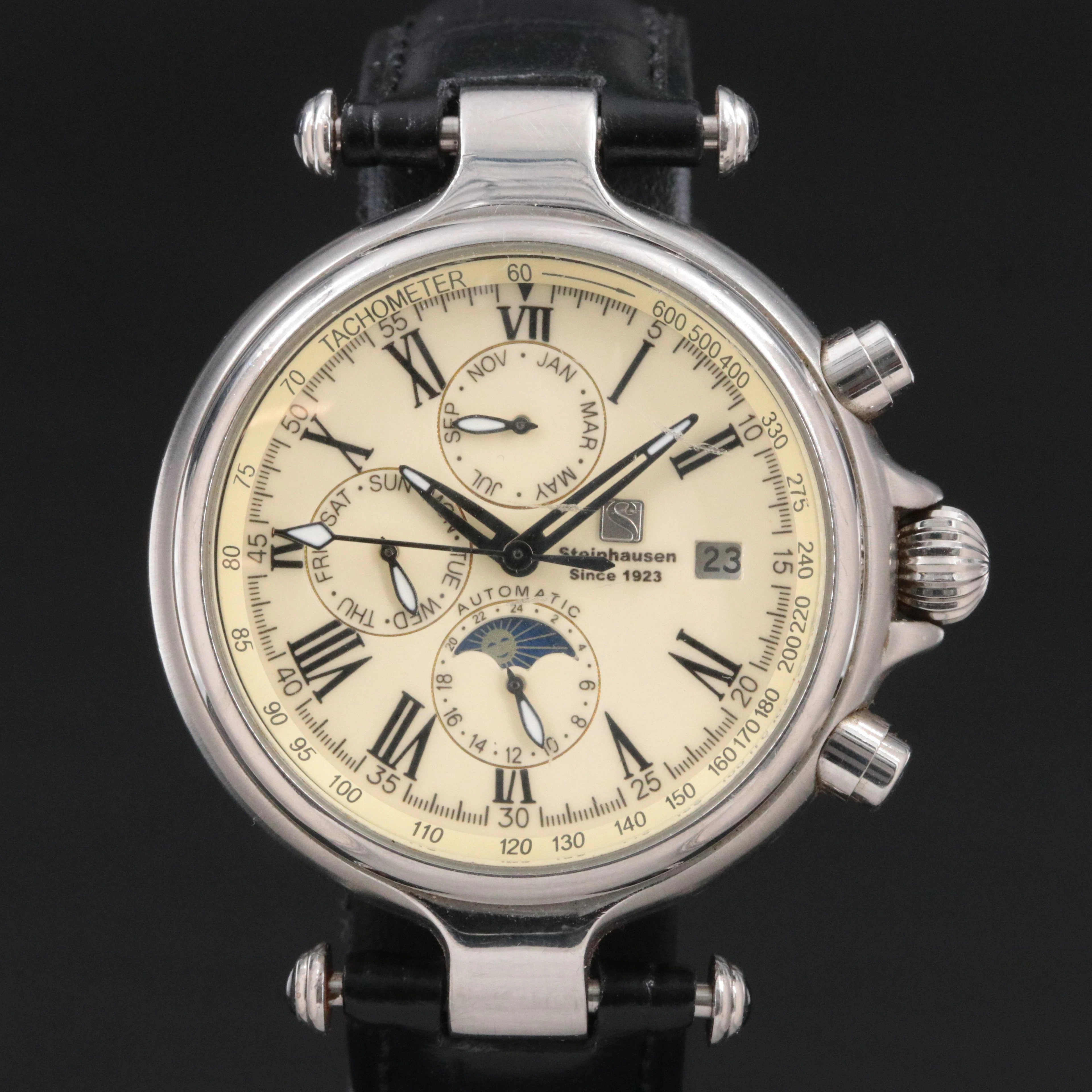 Steinhausen Triple Calendar Automatic Chinese Movement And Case Watch