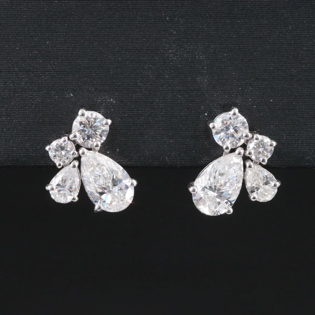 14K 1.27 CTW Lab Grown Diamond Earrings