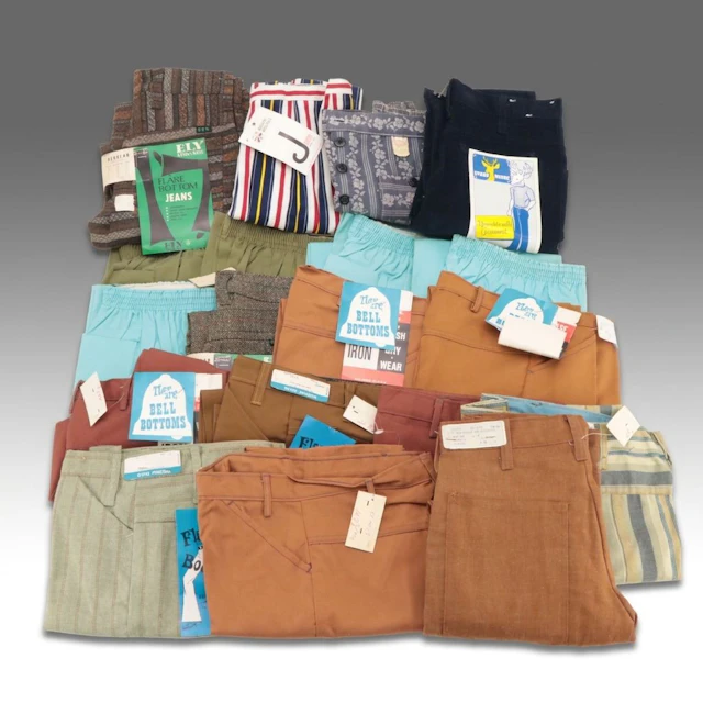 Vintage Deadstock Children's Flare and Bell-Bottom Pants from Ely