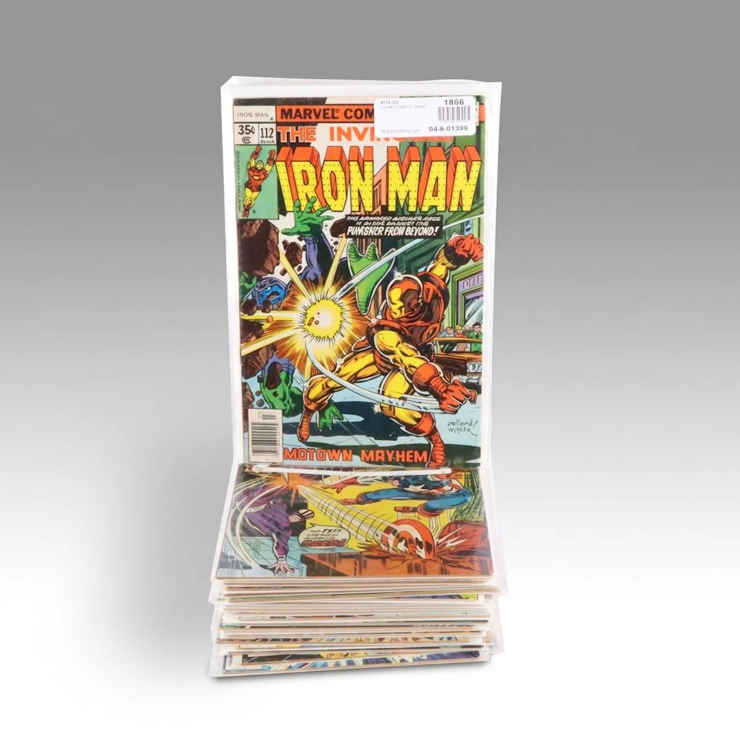 Bronze Age Marvel Comic Books Featuring “Captain America” and “Iron Man”