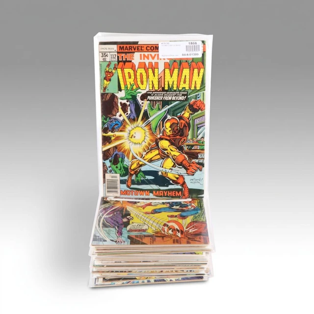Bronze Age Marvel Comic Books Featuring “Captain America” and “Iron Man”