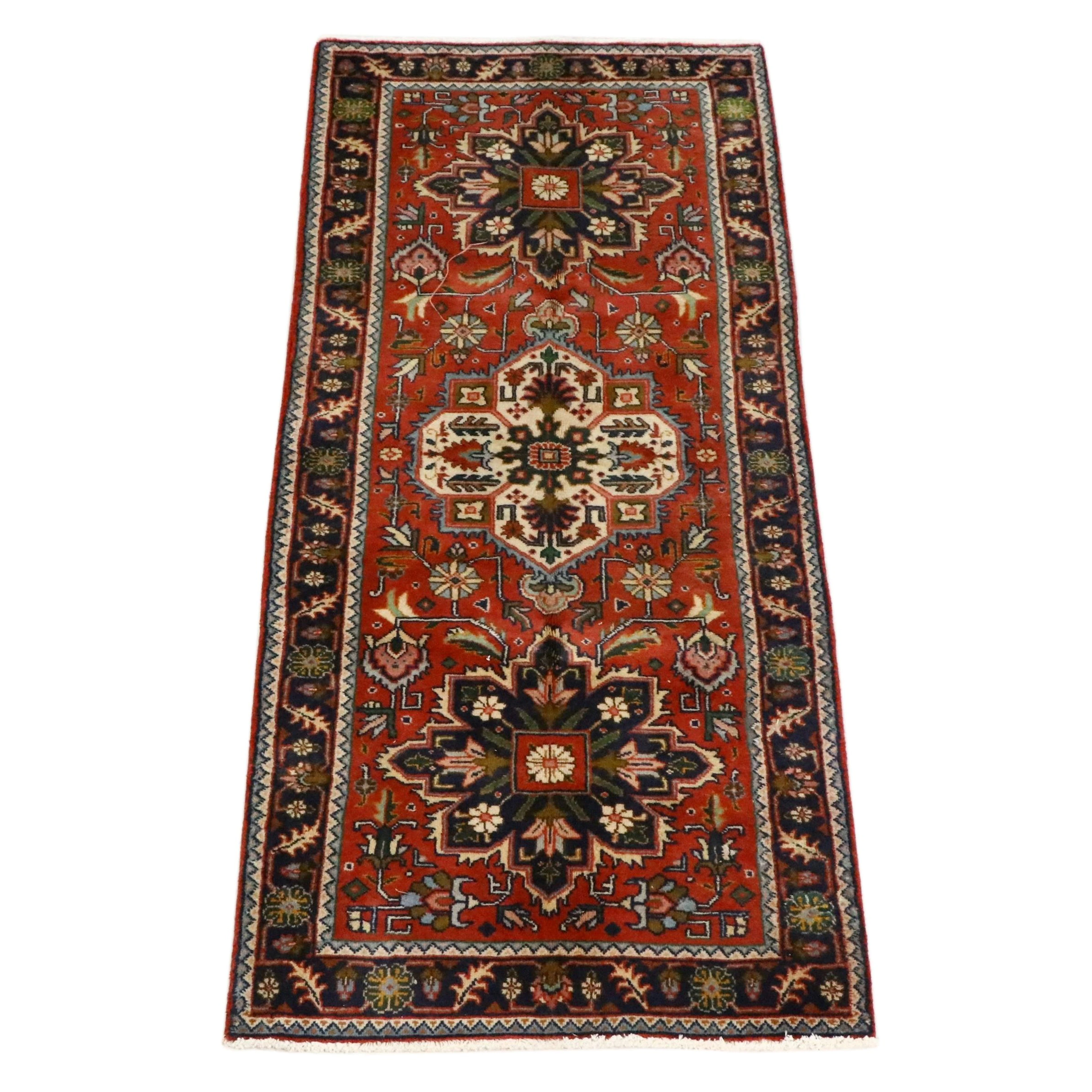 3'5 x 8'1 Hand-Knotted Persian Lamberan Long Rug